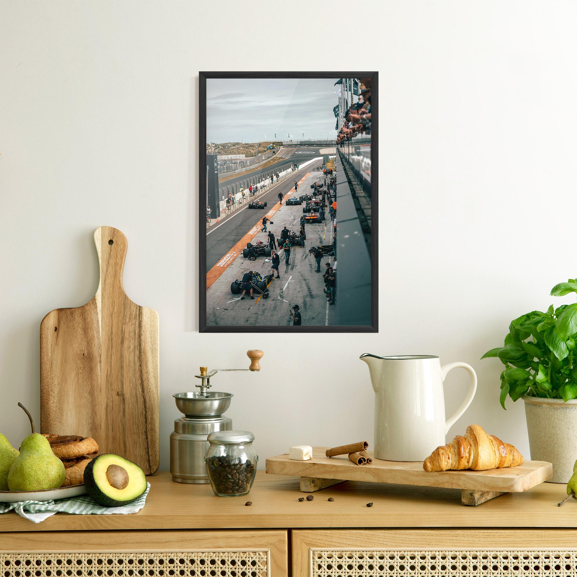 Poster Înrămat Fromula 1 Cars mockup 8