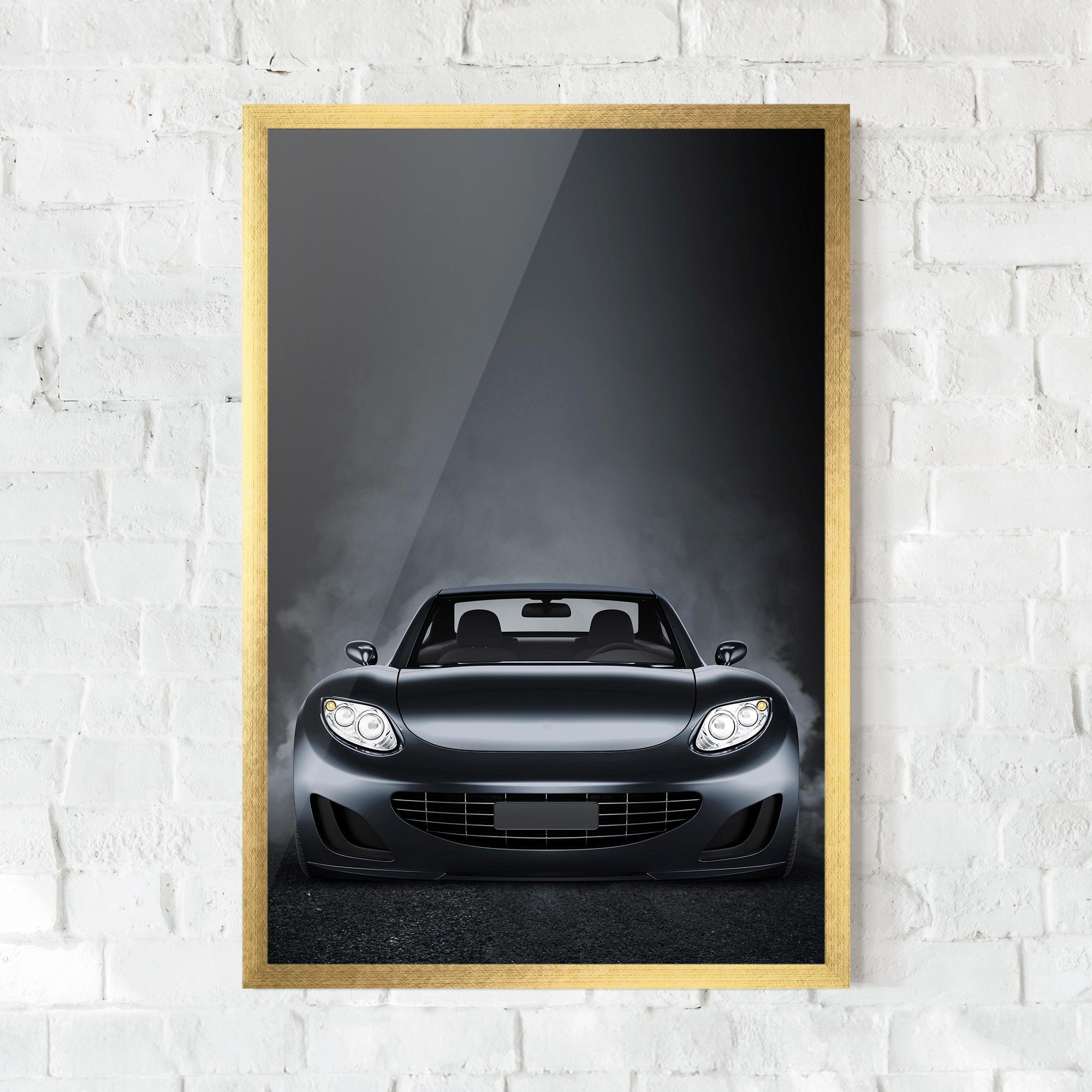 Black Front Car mockup 0