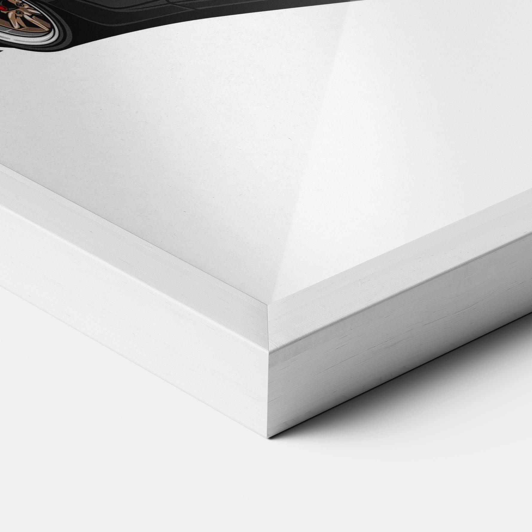 Poster Înrămat Drift Purple Car mockup 3