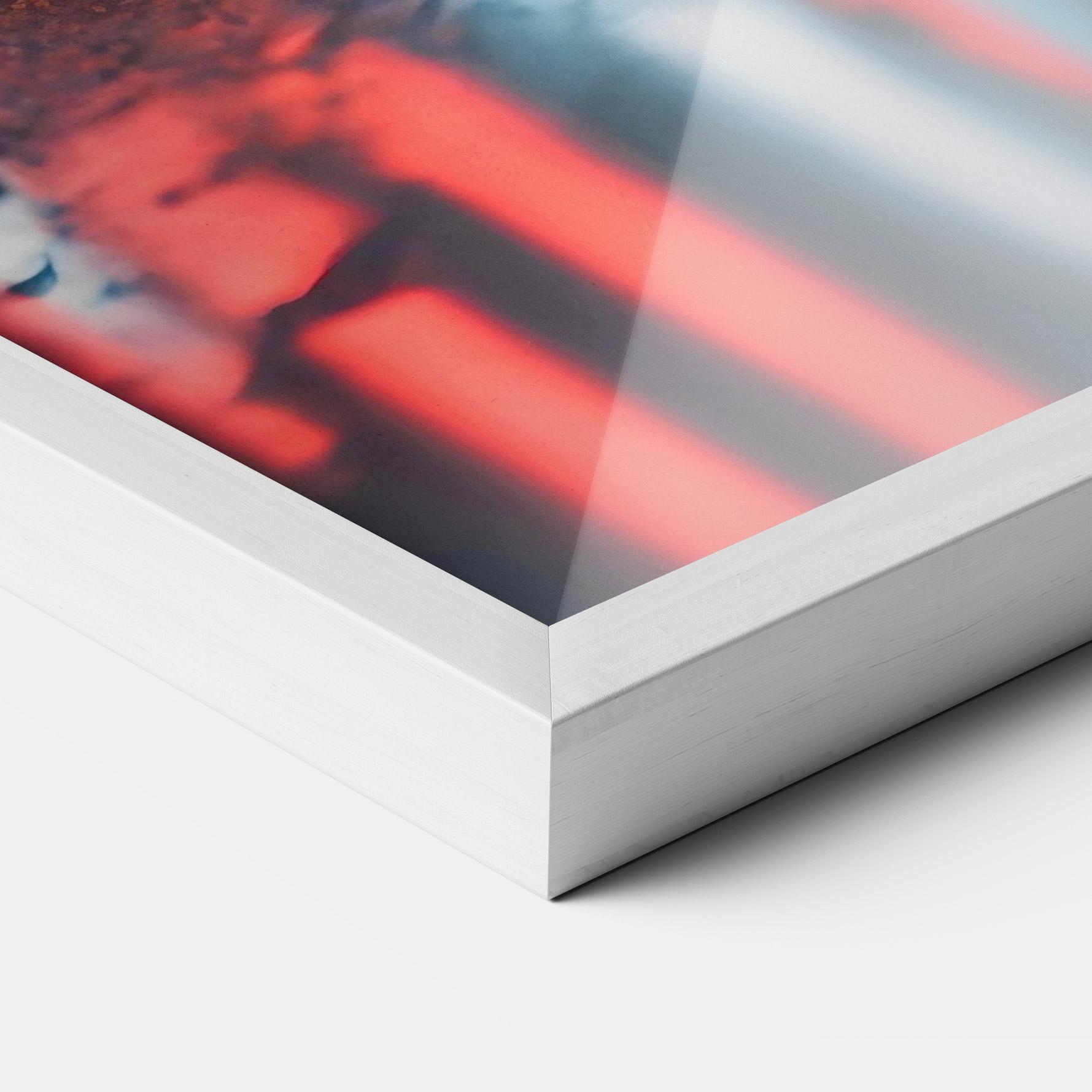 Poster Înrămat Orange Super Car mockup 3