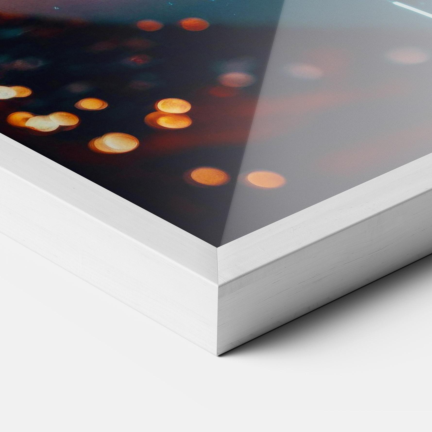 Poster Înrămat Rainy Sport Car mockup 3