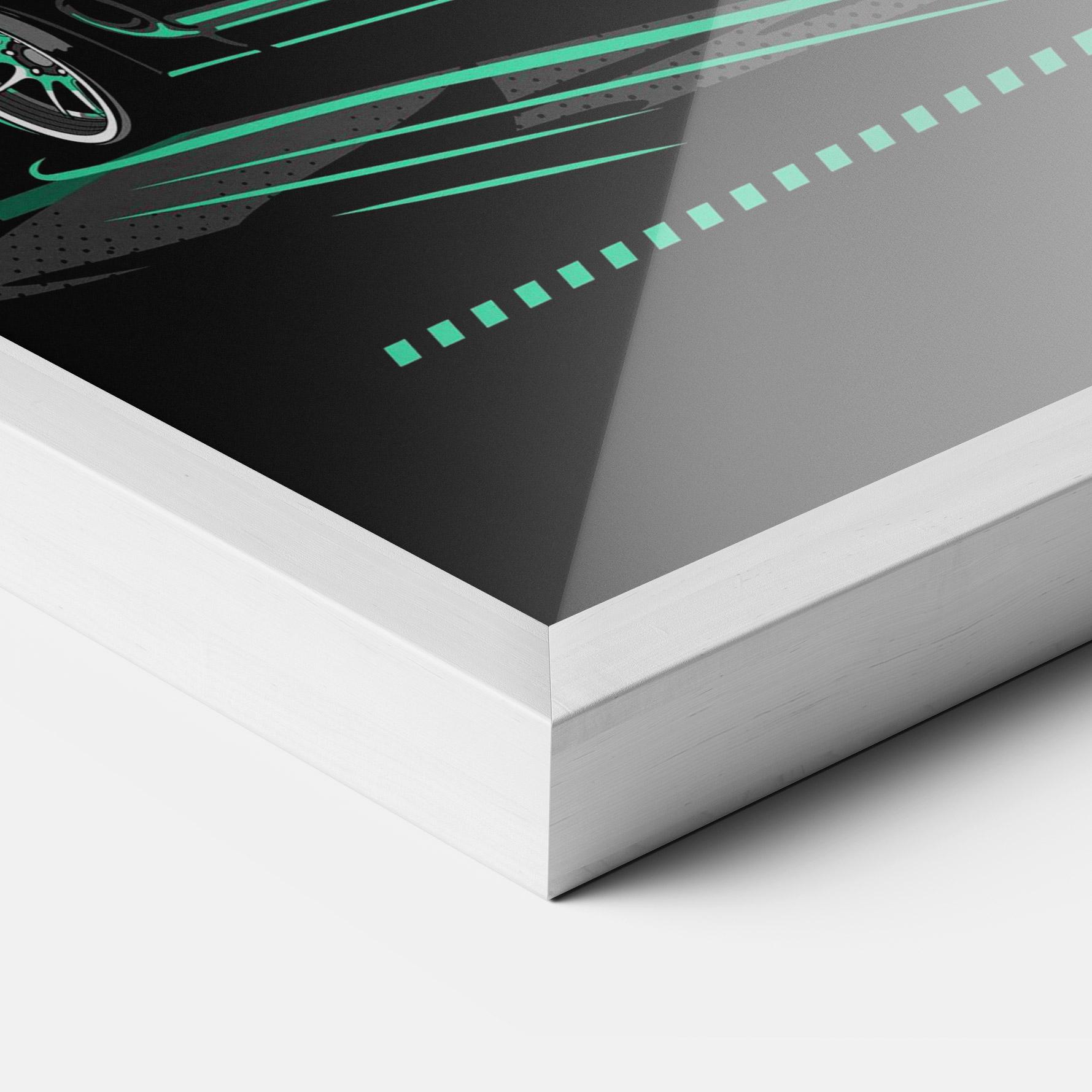 Poster Înrămat Street Racing mockup 3