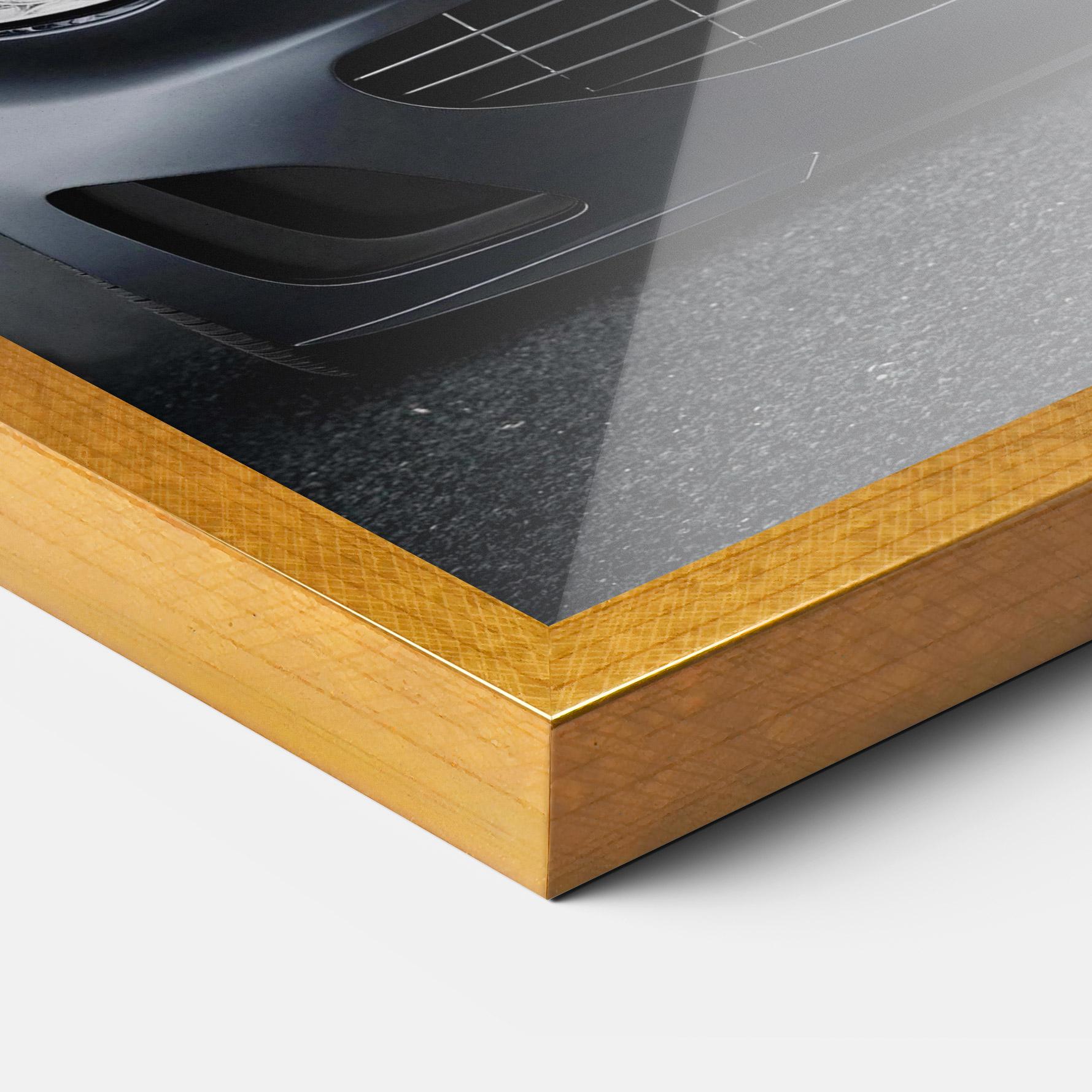 Poster Înrămat Black Front Car mockup 3