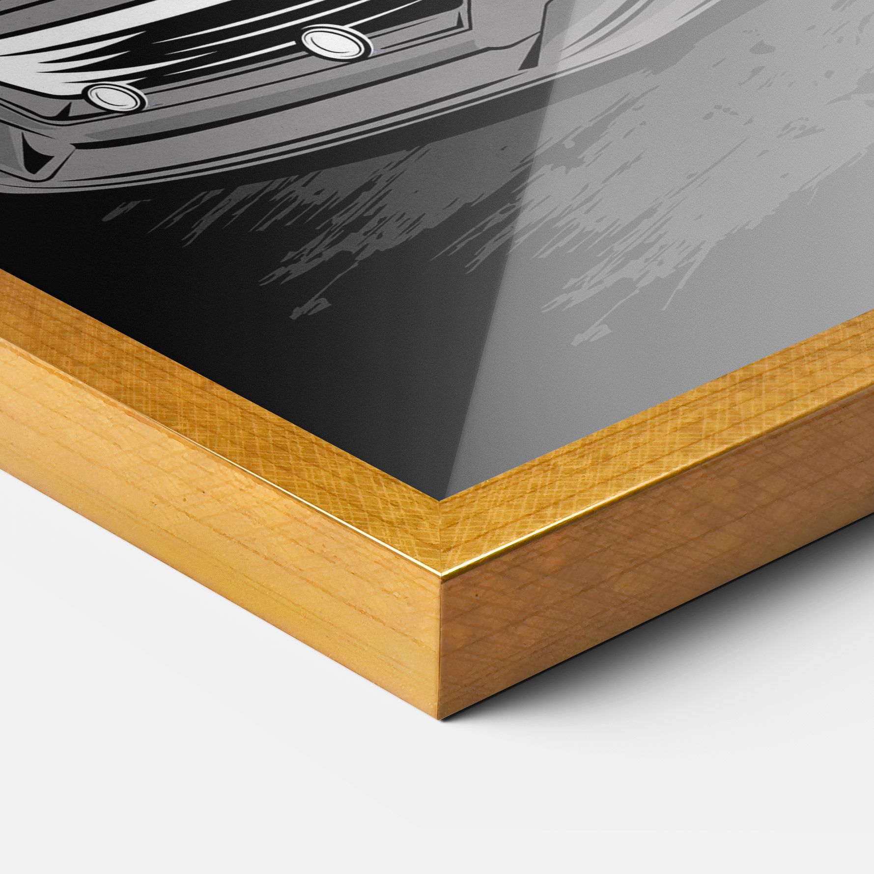 Grey Cool Car mockup 3