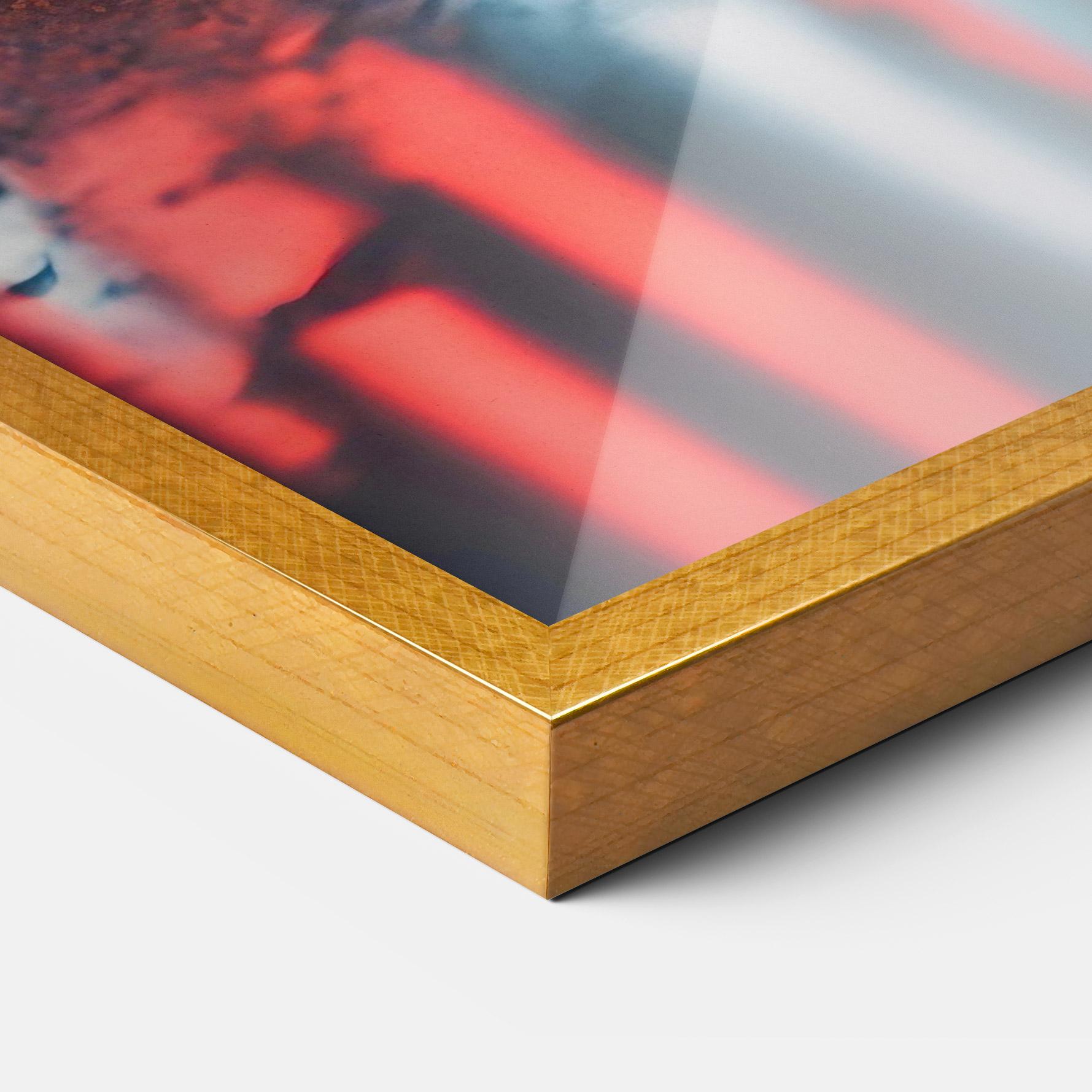 Poster Înrămat Orange Super Car mockup 3