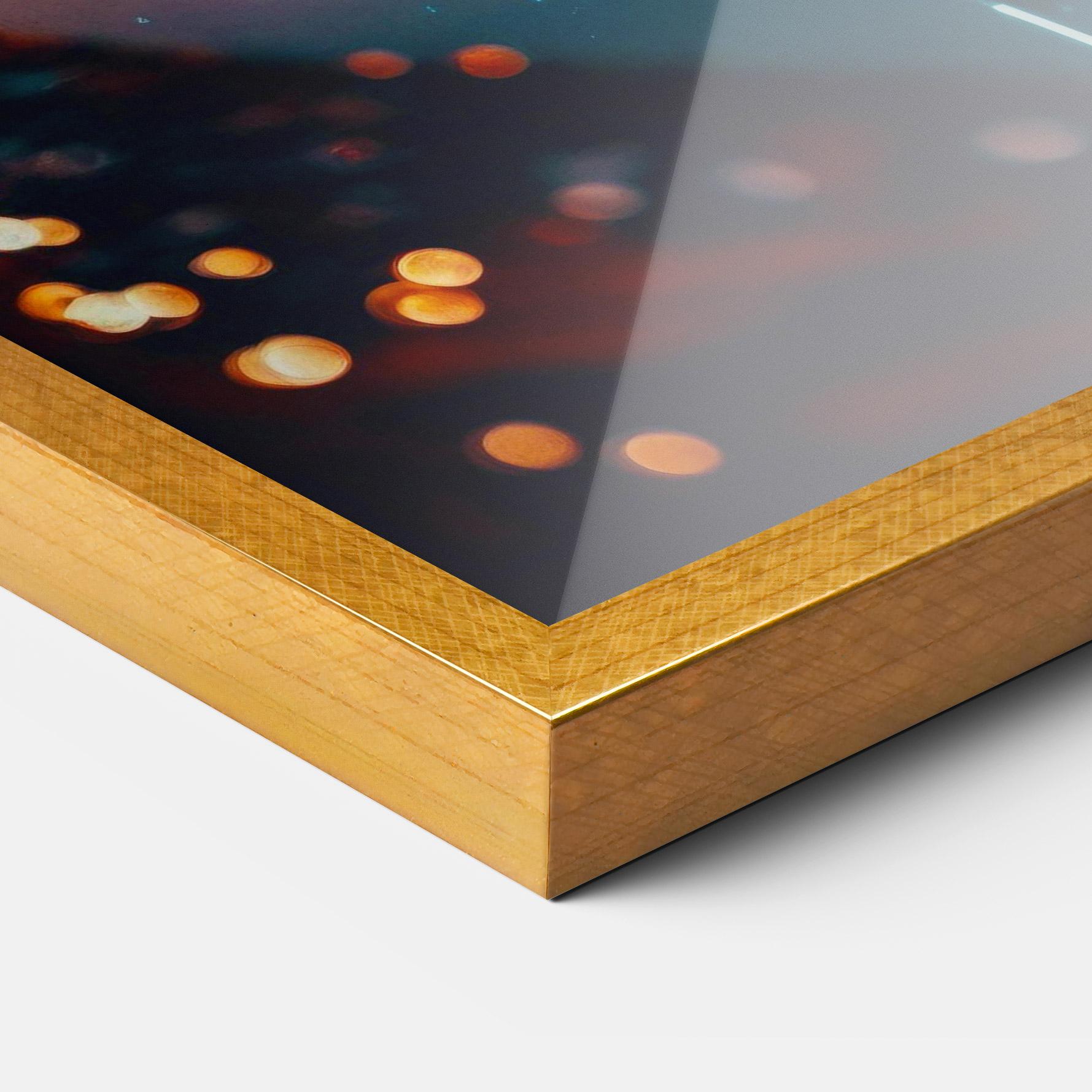 Poster Înrămat Rainy Sport Car mockup 3