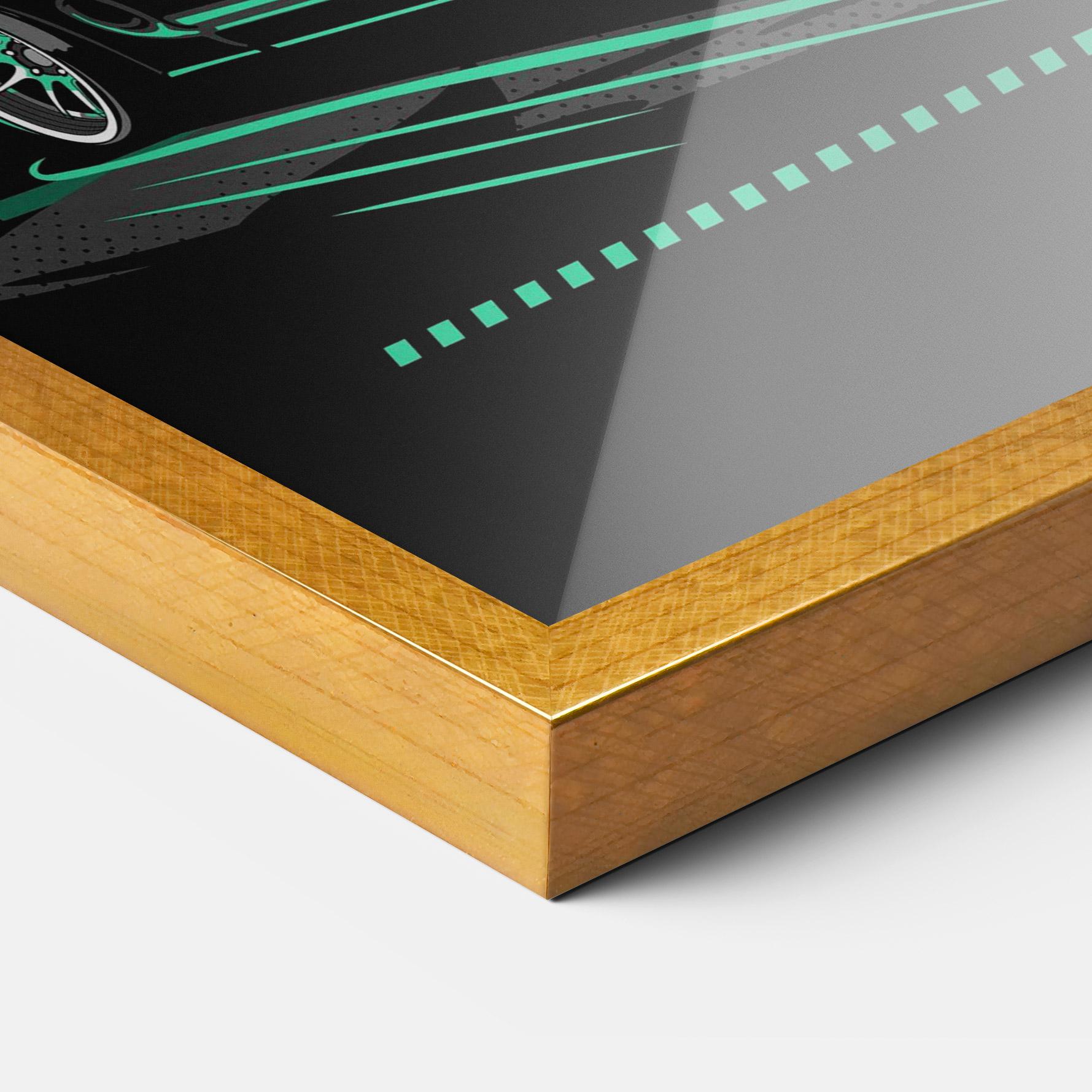 Poster Înrămat Street Racing mockup 3