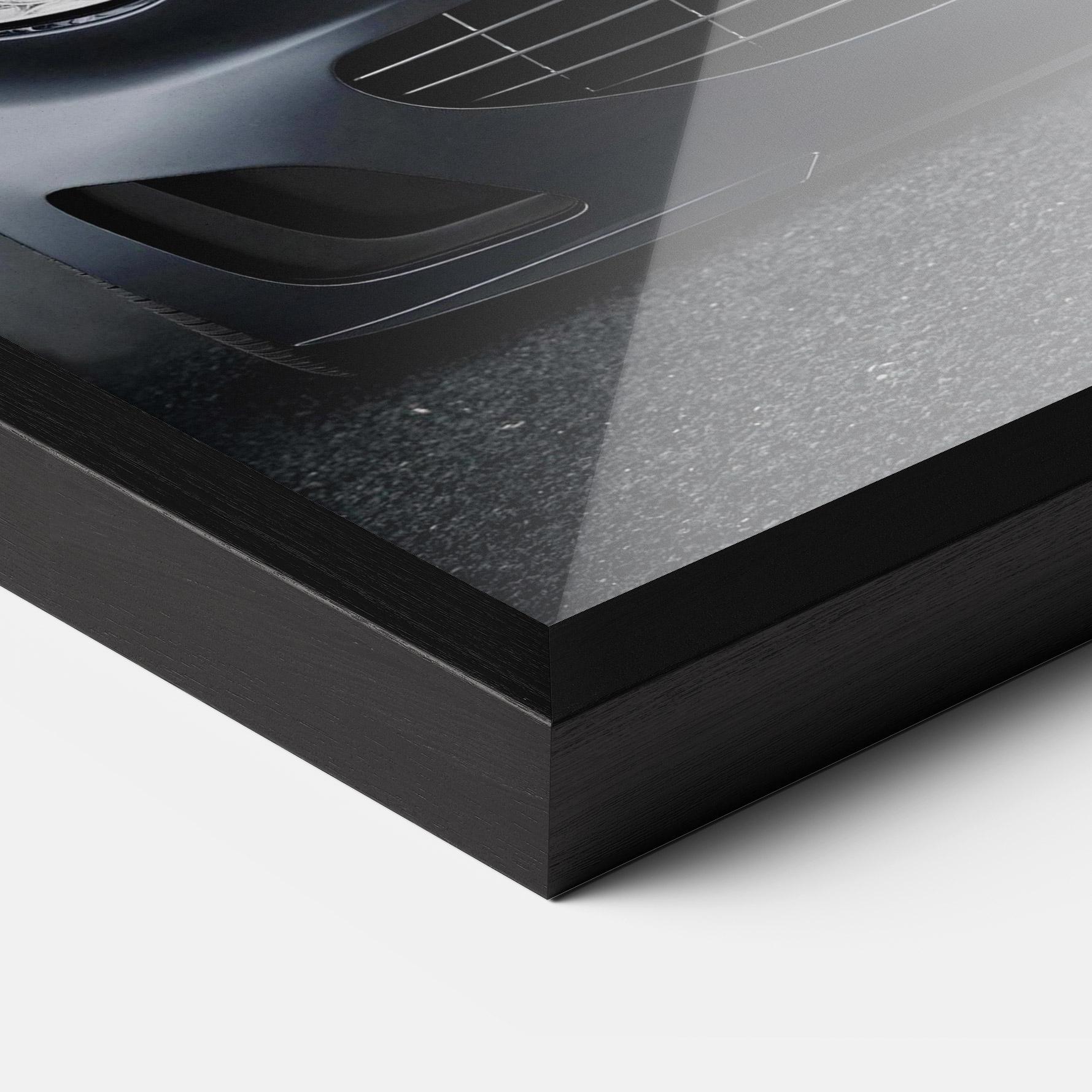 Poster Înrămat Black Front Car mockup 3