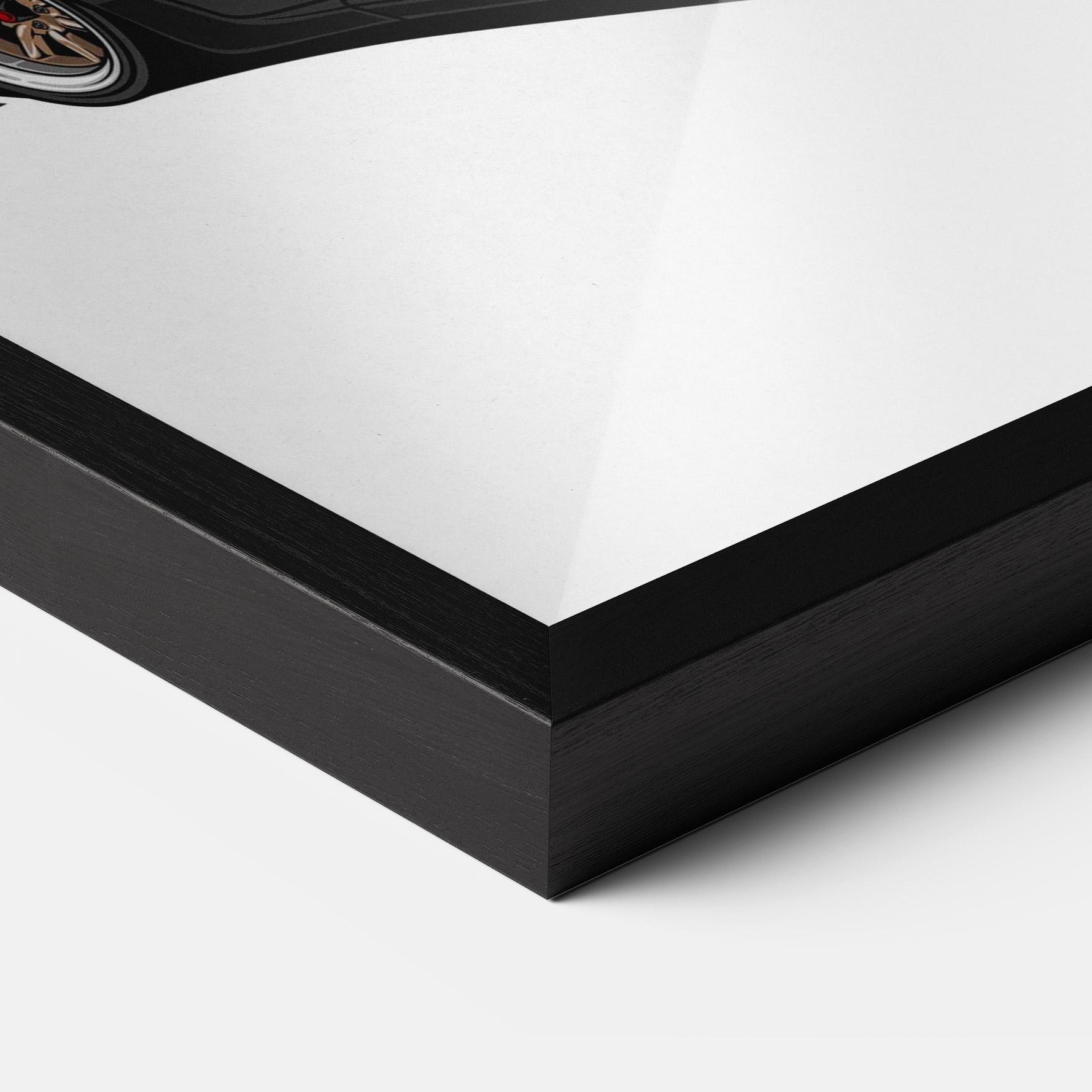 Poster Înrămat Drift Purple Car mockup 3