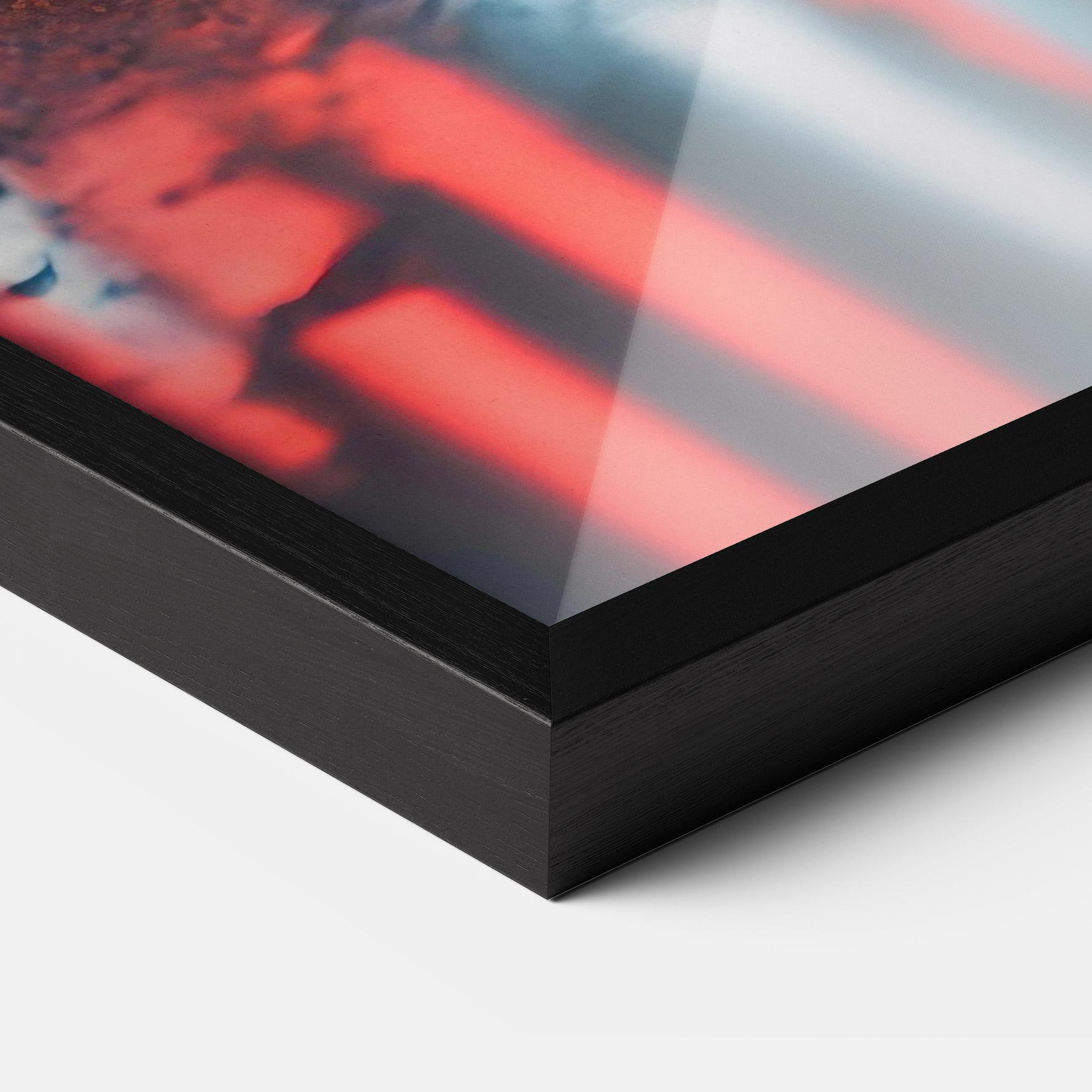 Poster Înrămat Orange Super Car mockup 3