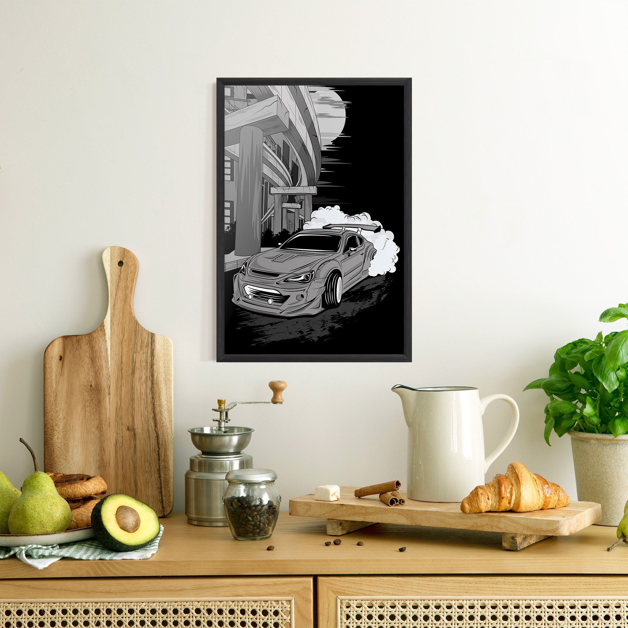 Grey Cool Car mockup 8