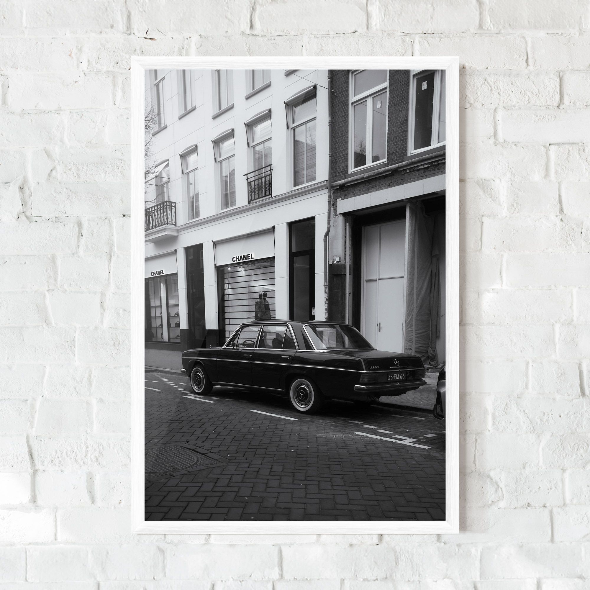 Black Old Car mockup 0