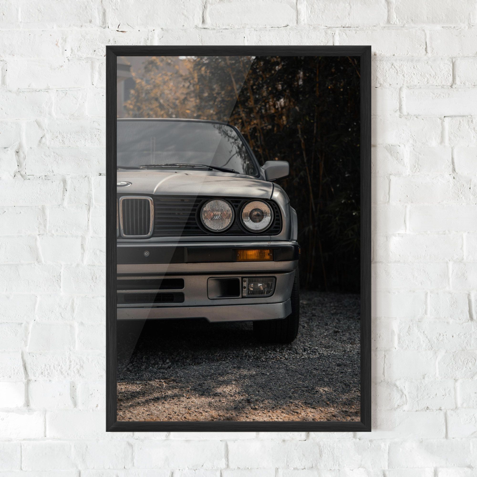 Old Bmw Car mockup 0