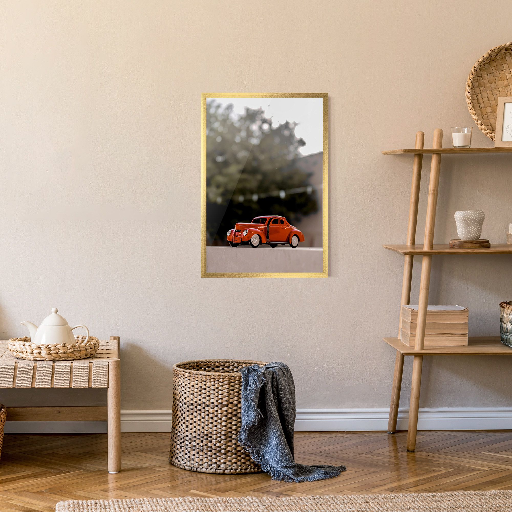 Orange Toy Car mockup 9