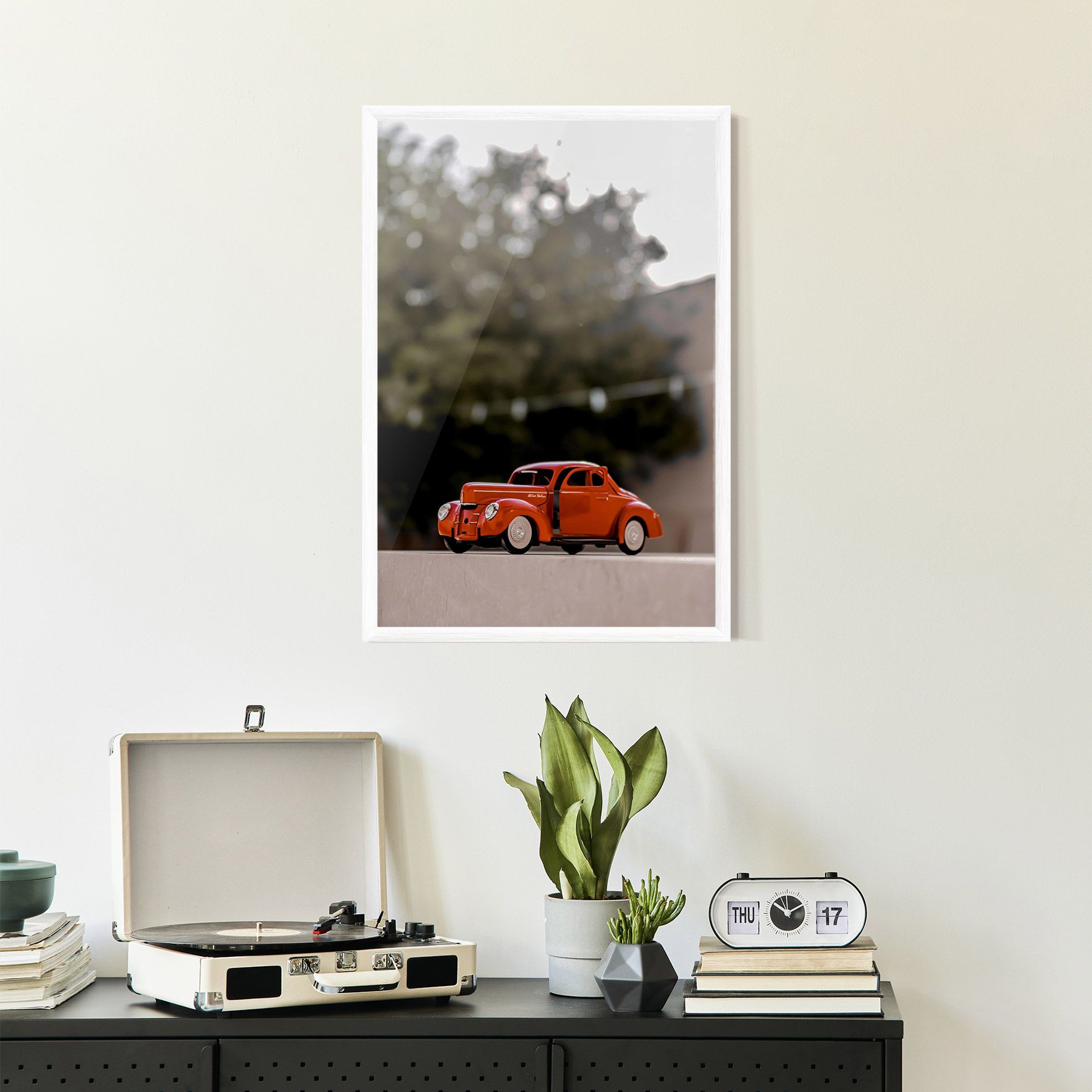Orange Toy Car mockup 2