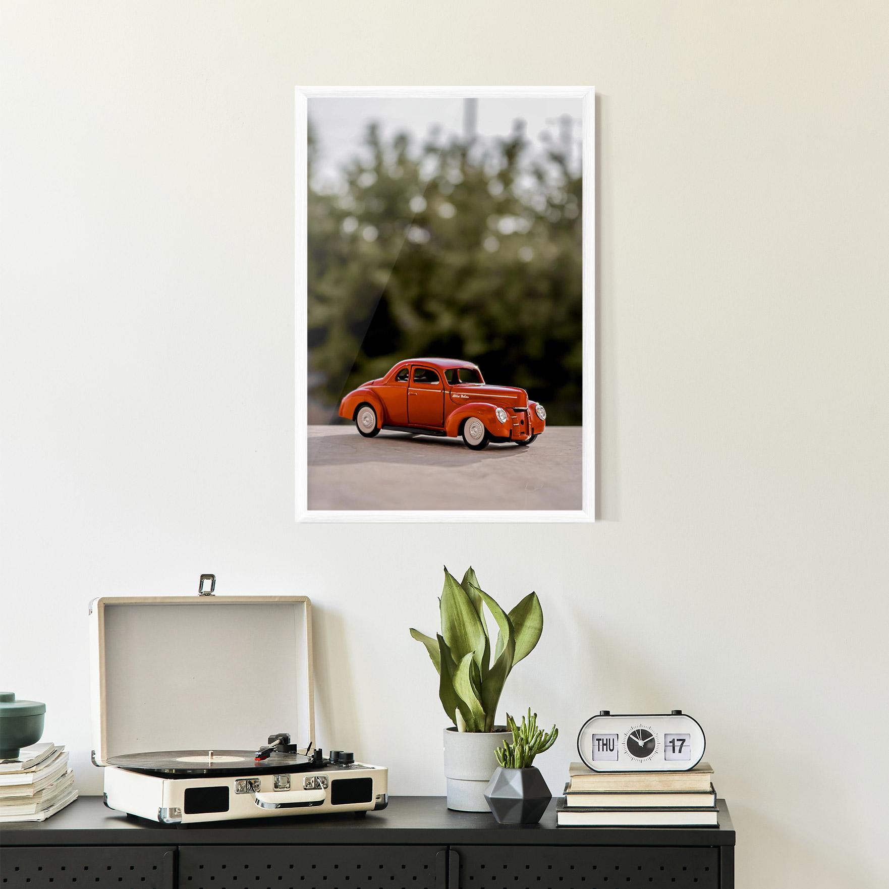 Poster Înrămat Vintage Orange Toy mockup 2