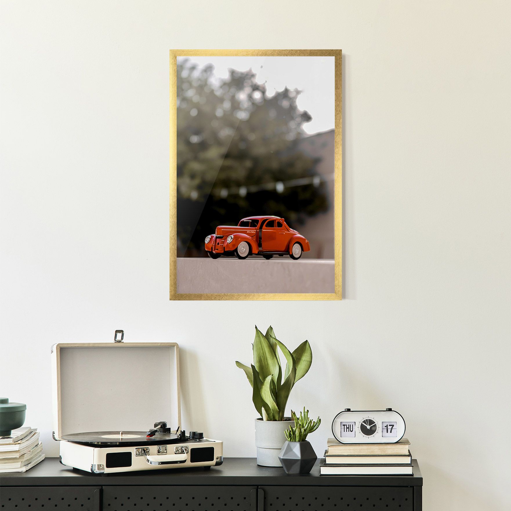 Orange Toy Car mockup 2