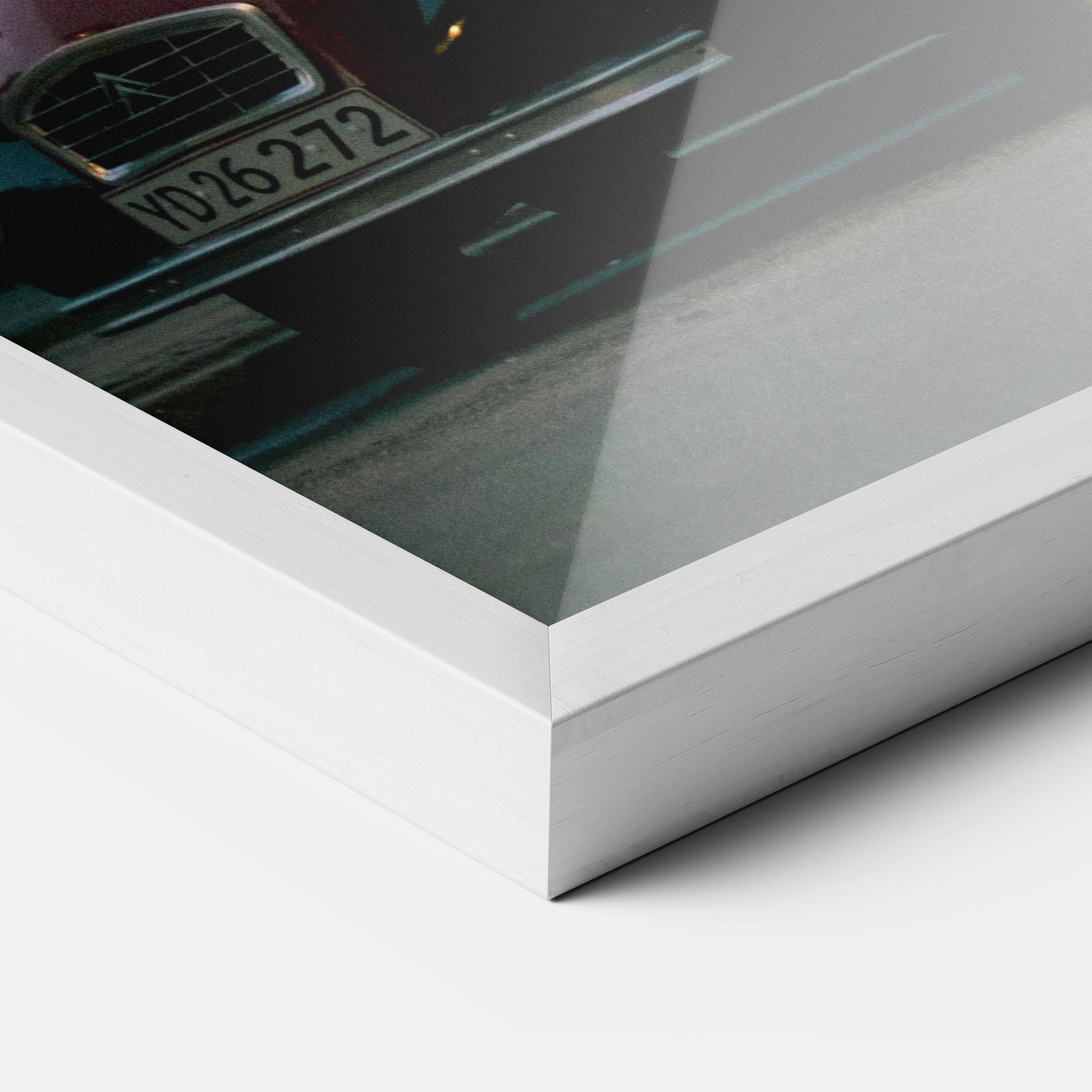 Poster Înrămat Beautiful Old Car mockup 3