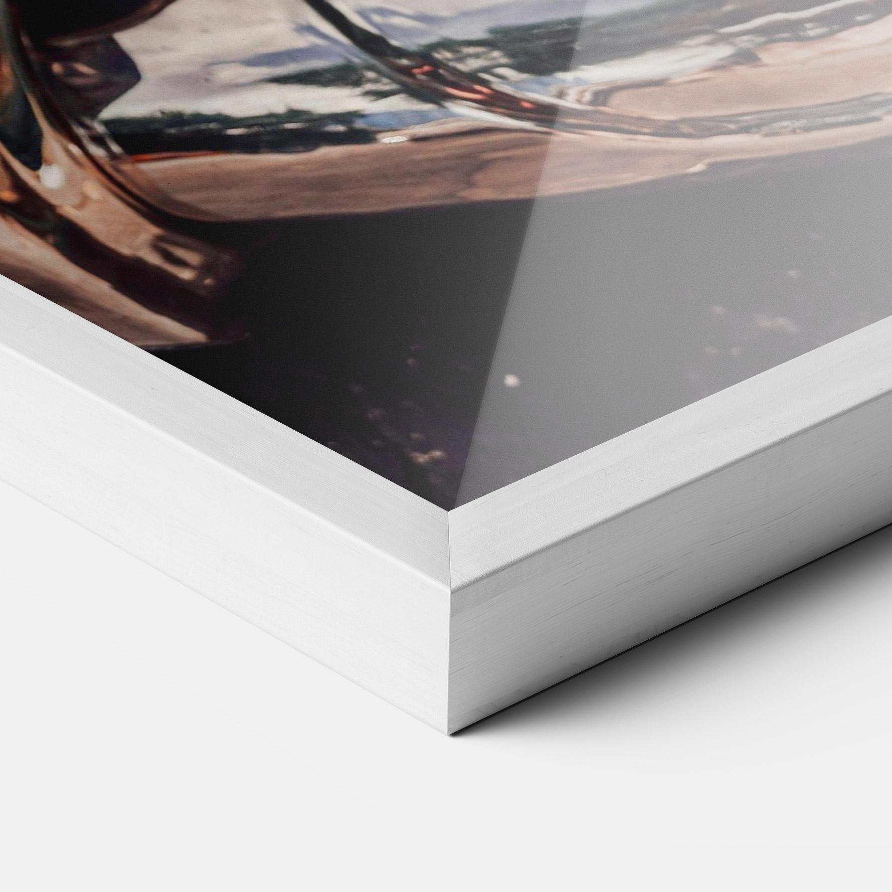 Poster Înrămat Shiny Old Car mockup 3