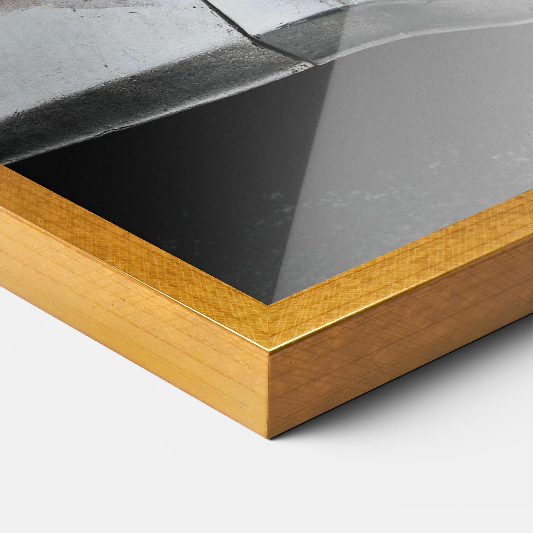 Poster Înrămat Car Old Brown mockup 3