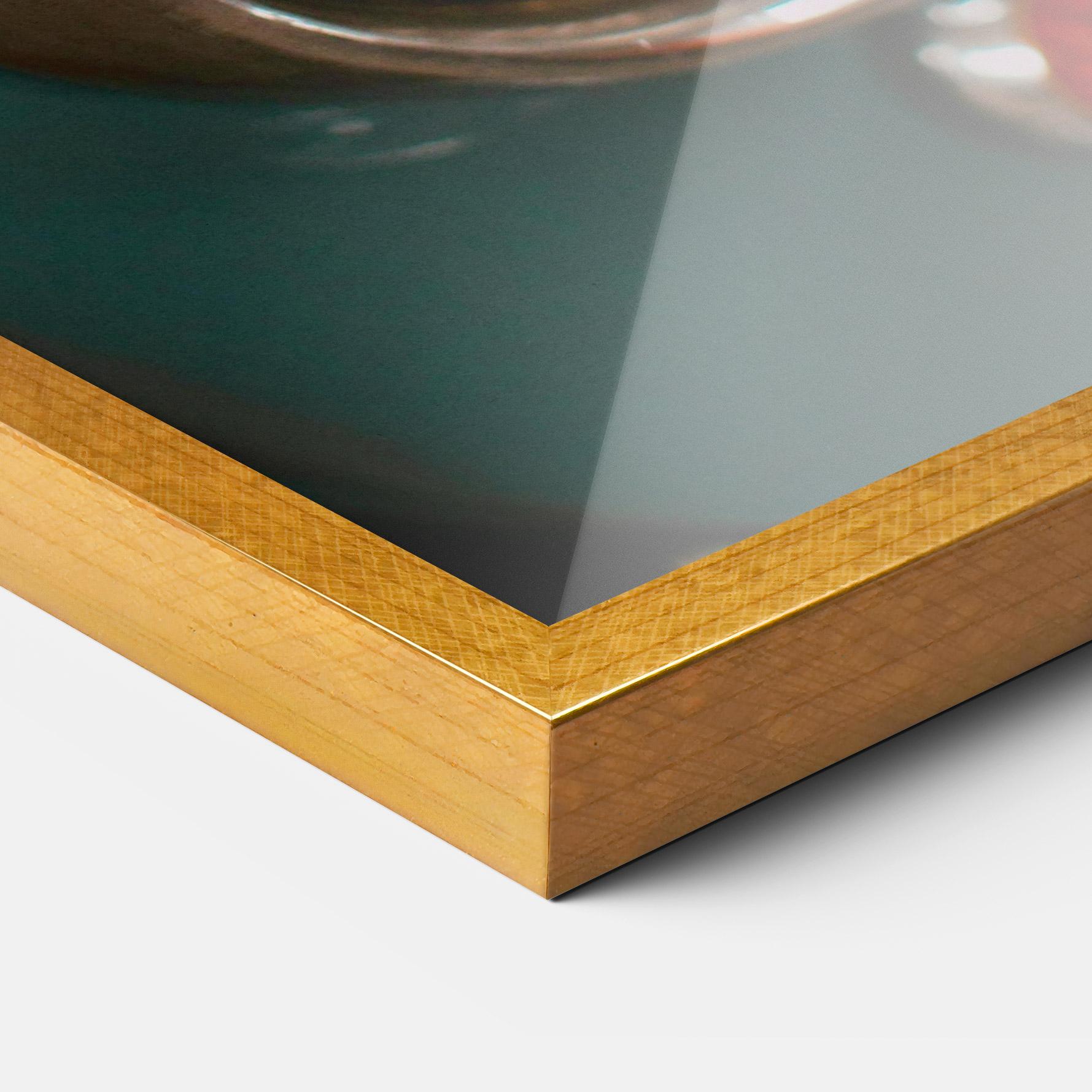 Poster Înrămat Green Closeup Car mockup 3