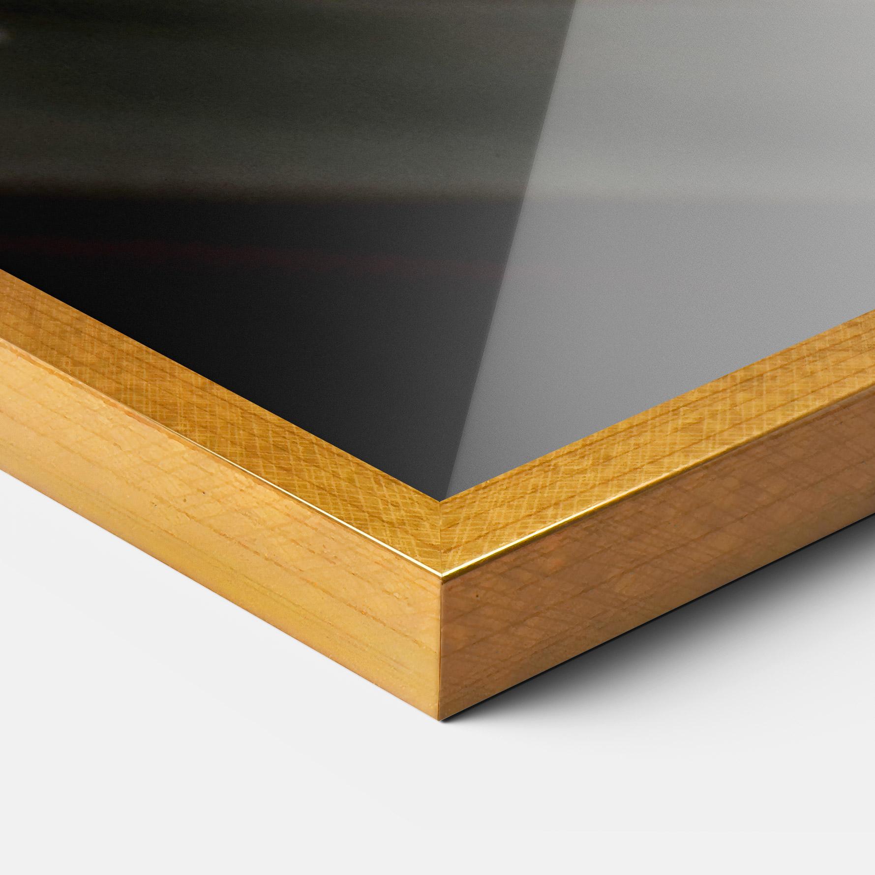 Poster Înrămat Orange Steering Wheel mockup 3