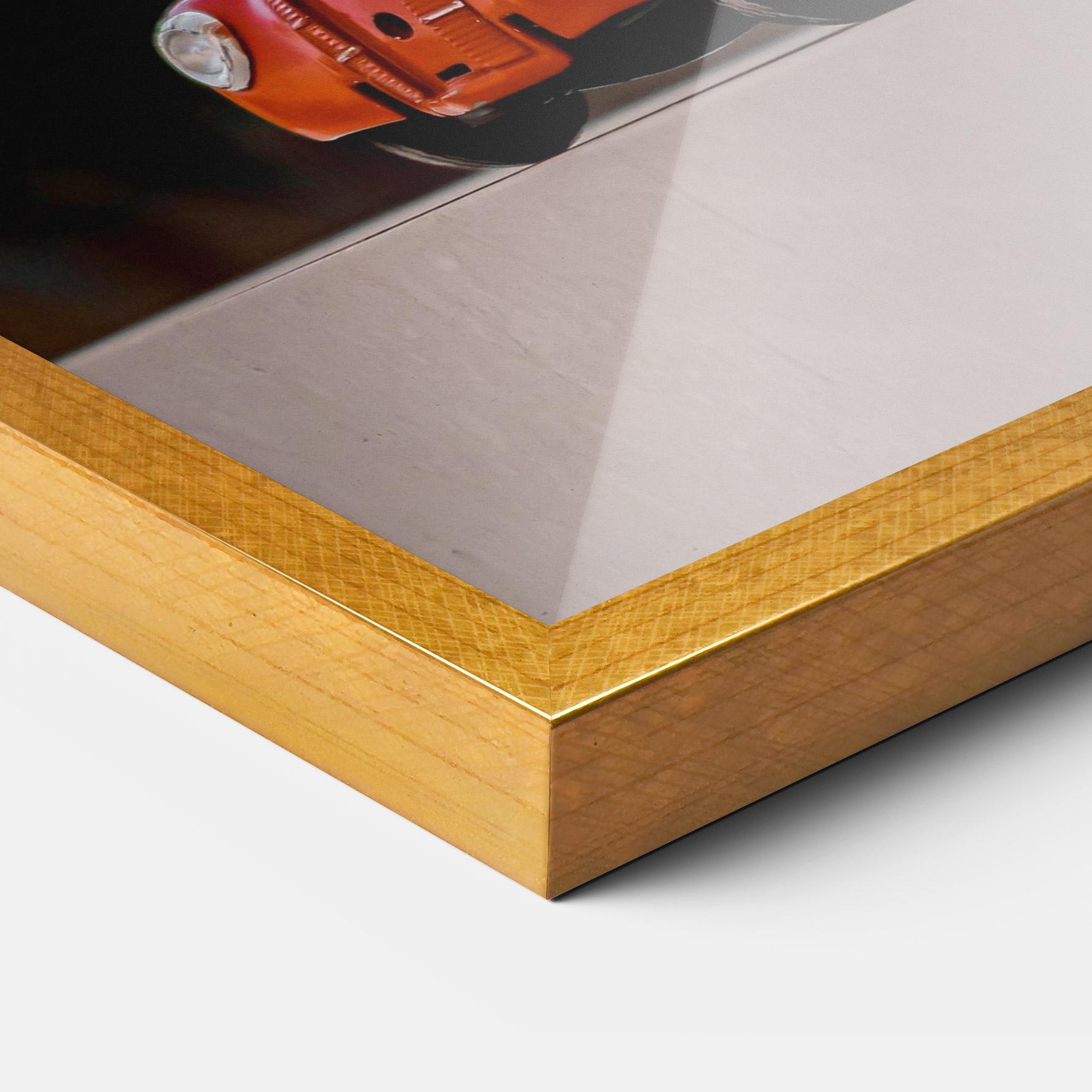 Poster Înrămat Orange Toy Car mockup 3