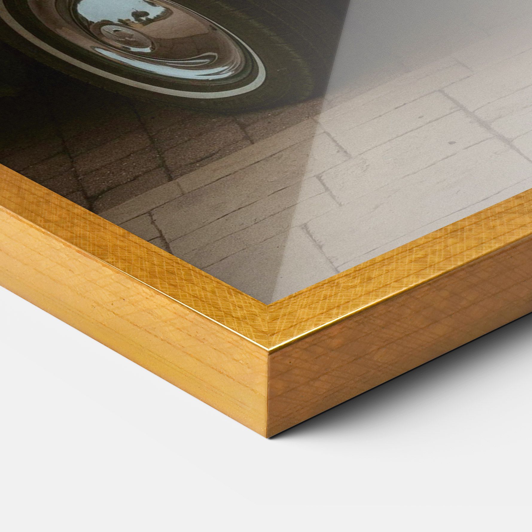 Vintage Lady Car mockup 3