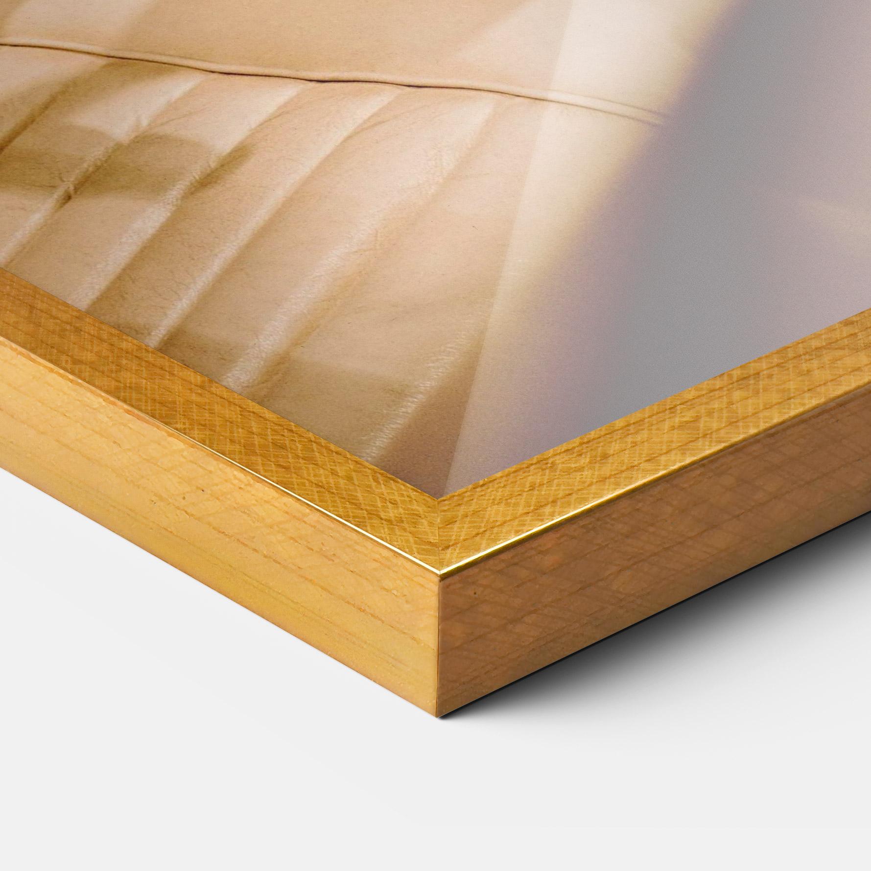 Poster Înrămat White Steering Wheel mockup 3