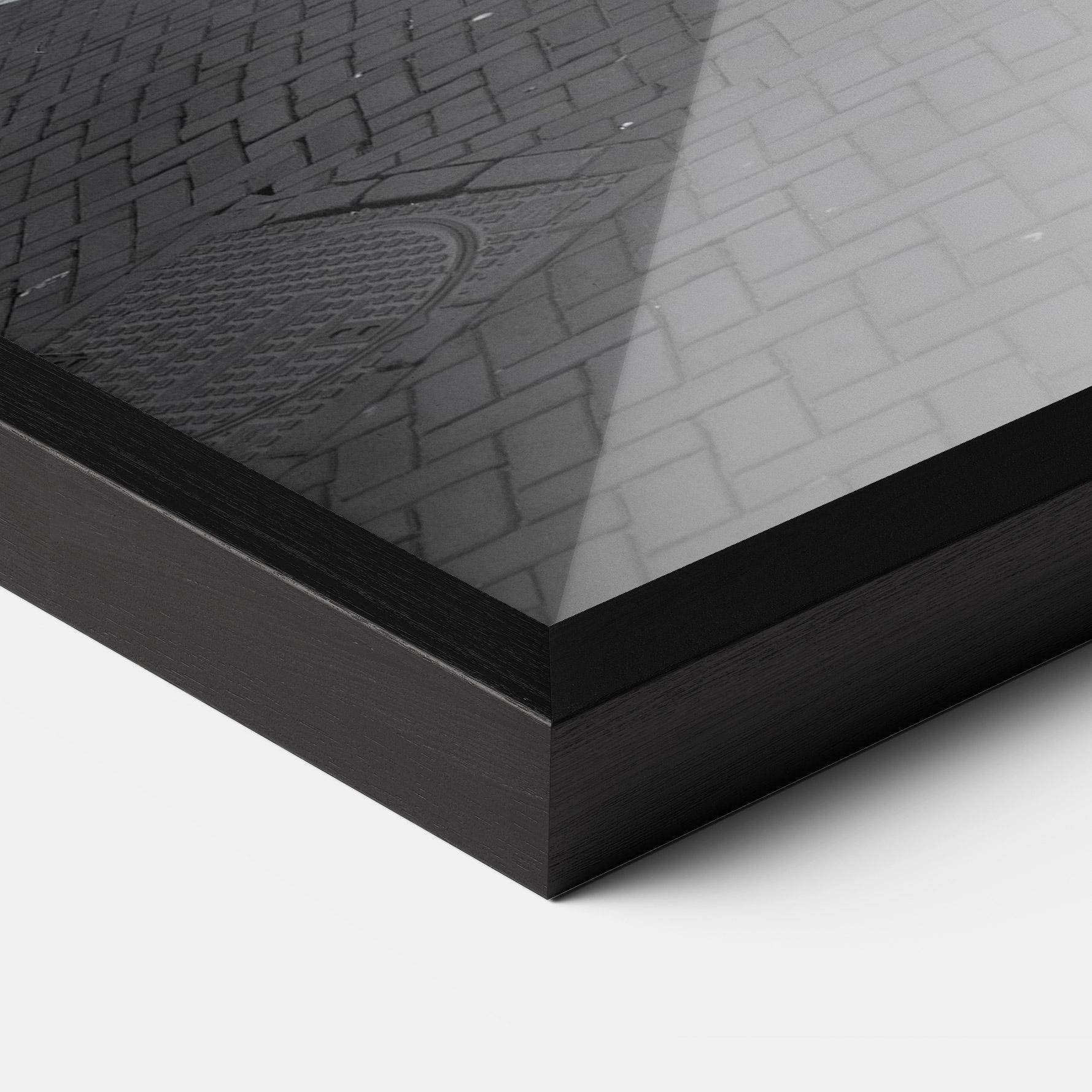 Poster Înrămat Black Old Car mockup 3