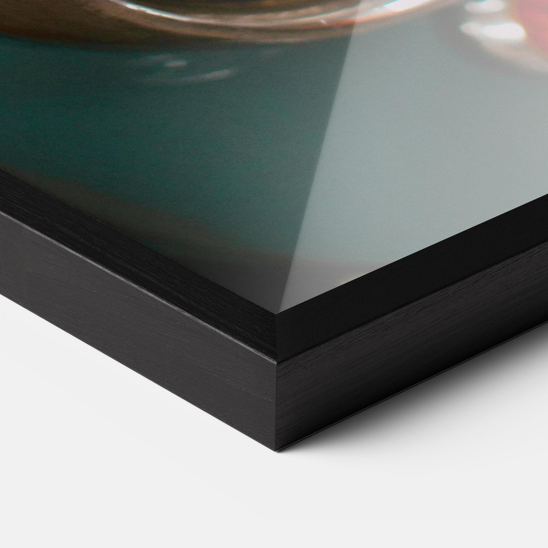 Poster Înrămat Green Closeup Car mockup 3