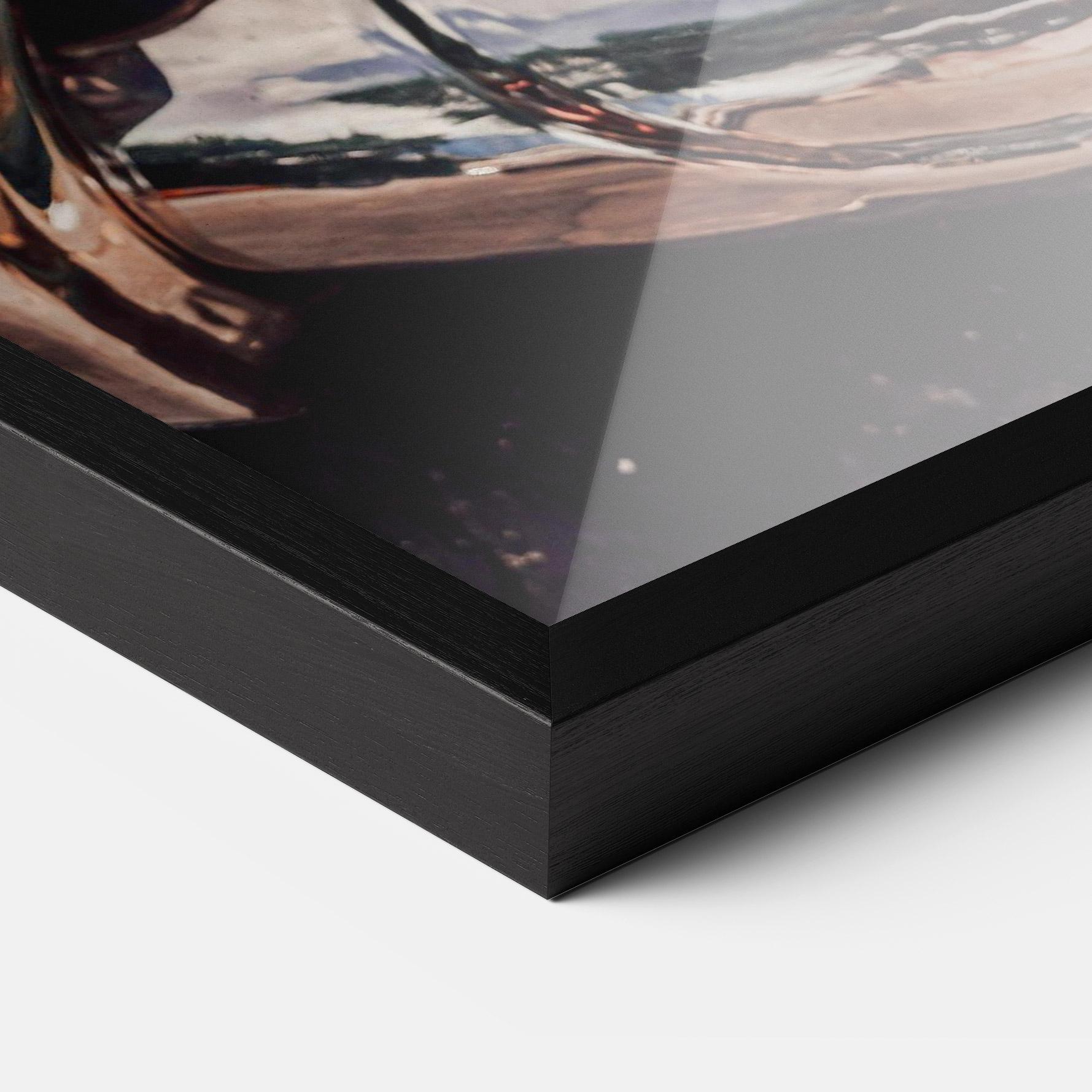 Poster Înrămat Shiny Old Car mockup 3