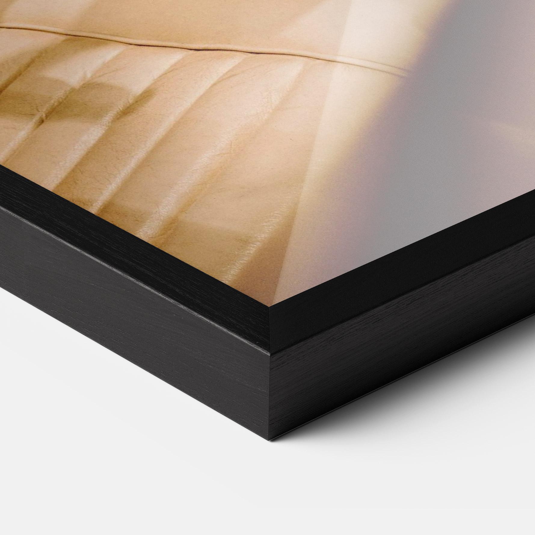 Poster Înrămat White Steering Wheel mockup 3