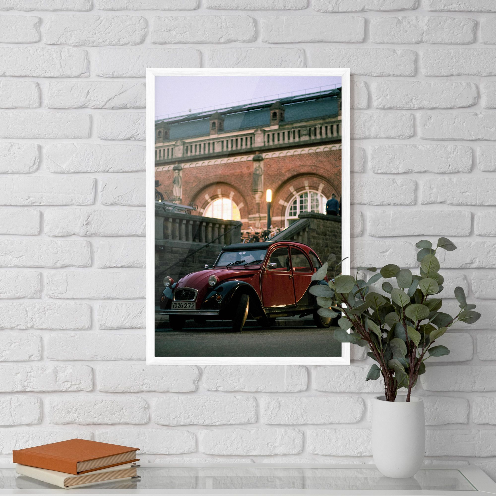 Beautiful Old Car mockup 5