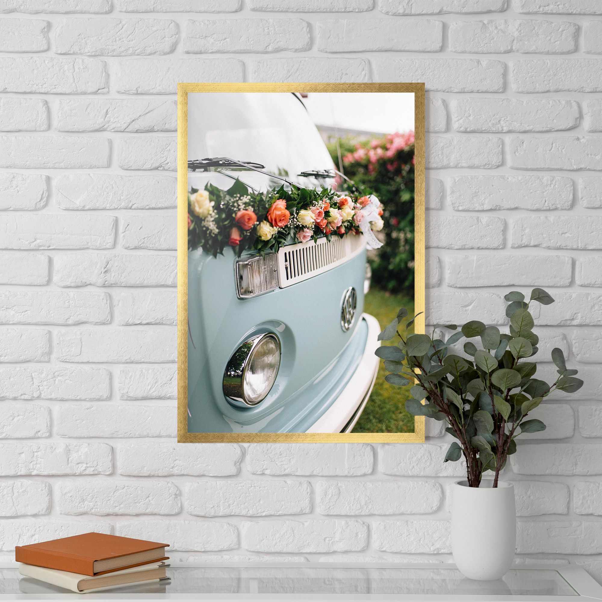 Vintage Rose Van mockup 5