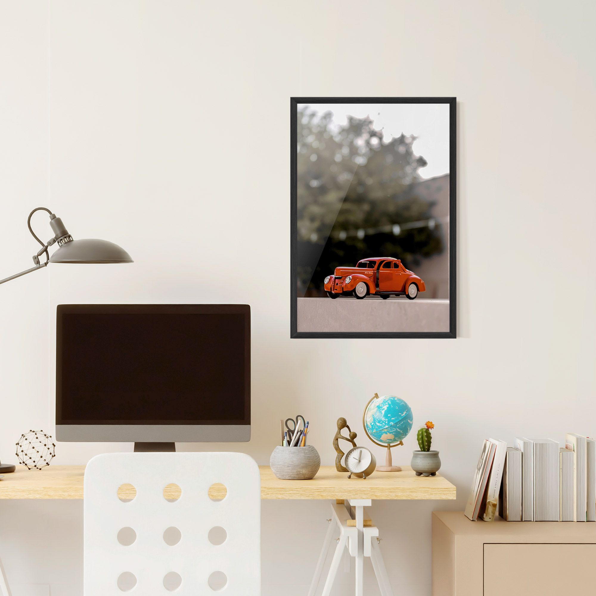 Orange Toy Car mockup 6