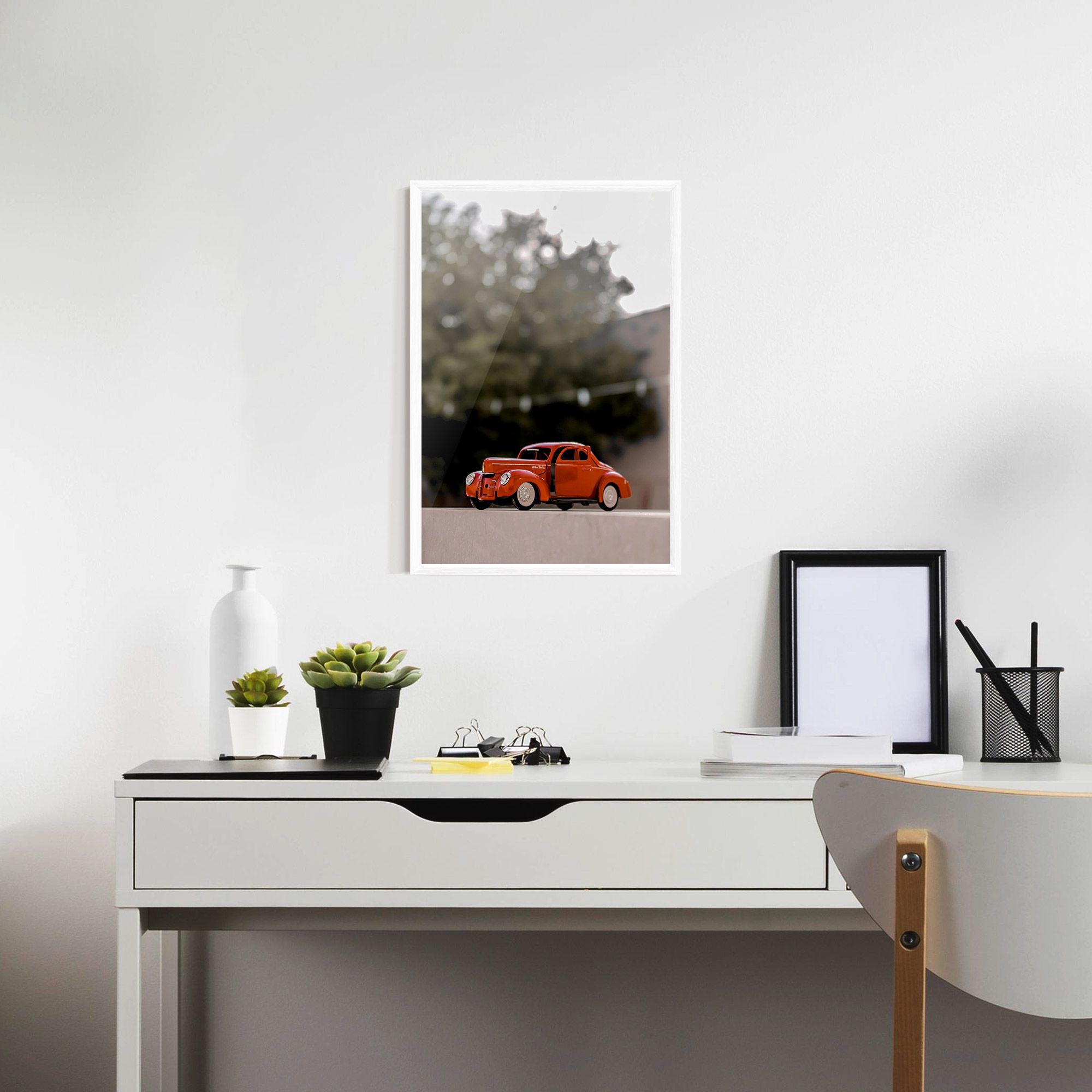 Orange Toy Car mockup 7
