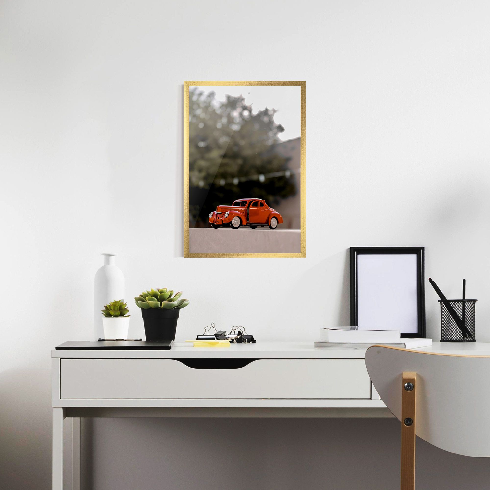Orange Toy Car mockup 7
