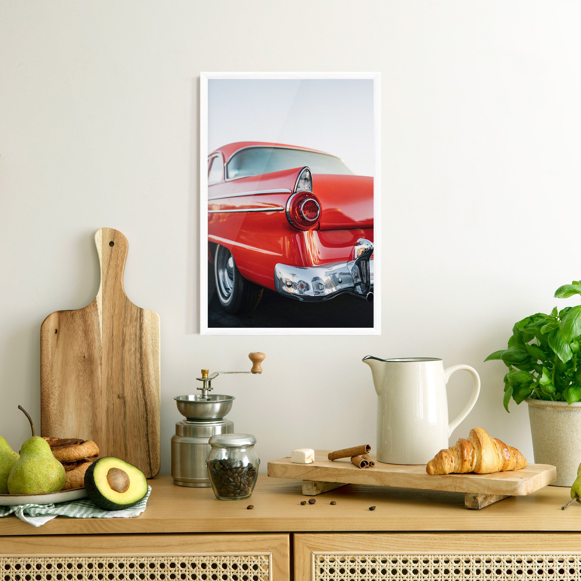 Car Classic Red mockup 8