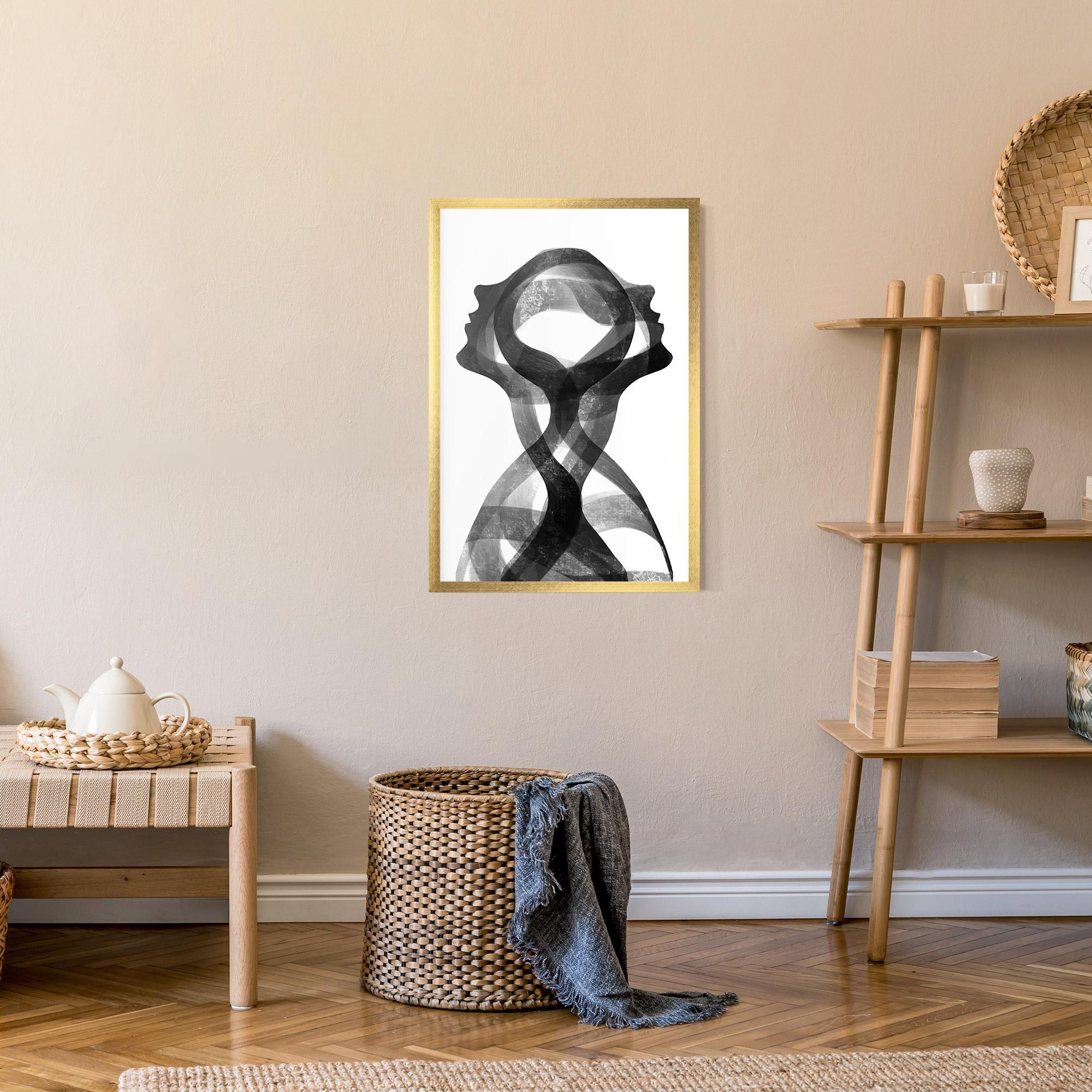 Poster Înrămat Human Conection mockup 9