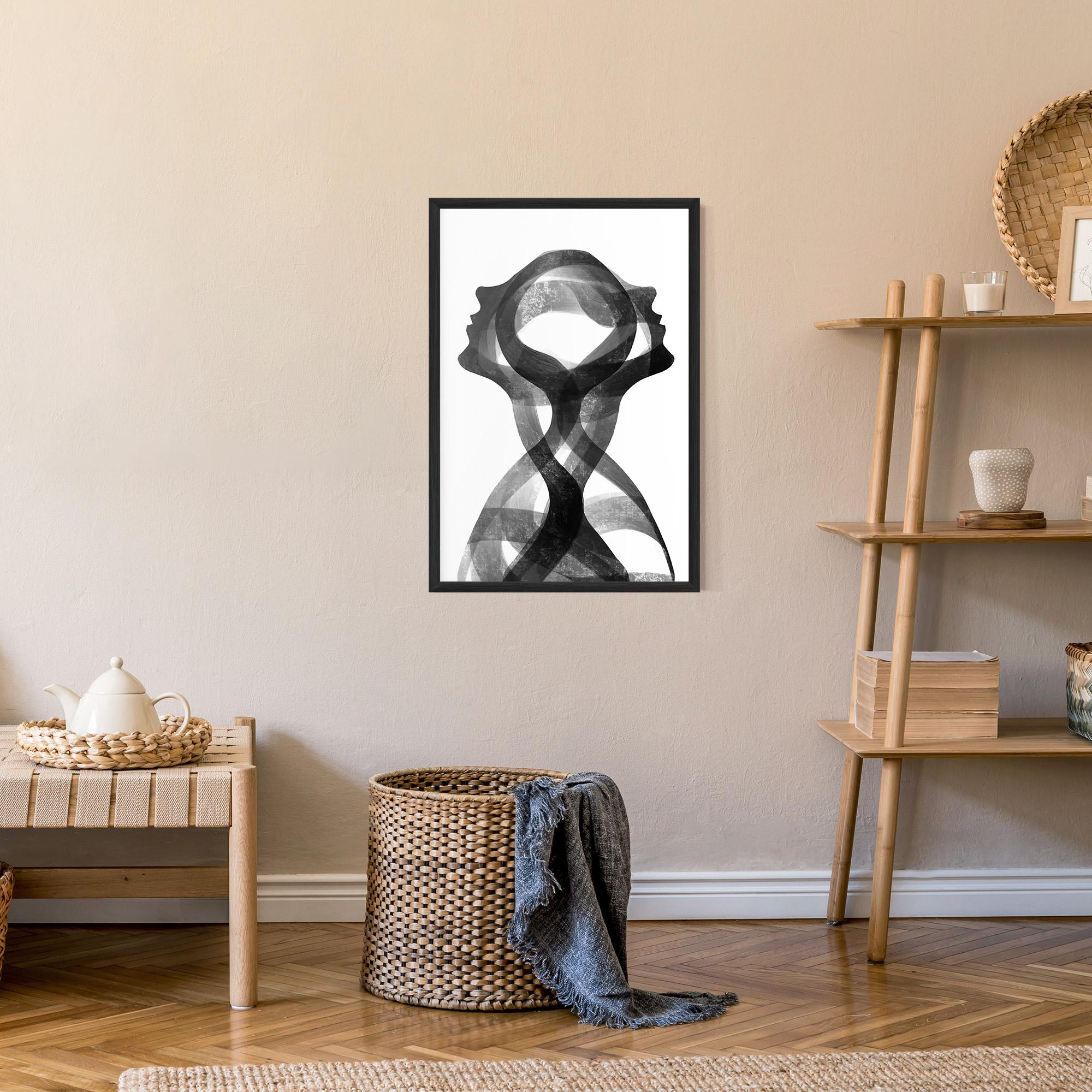 Poster Înrămat Human Conection mockup 9