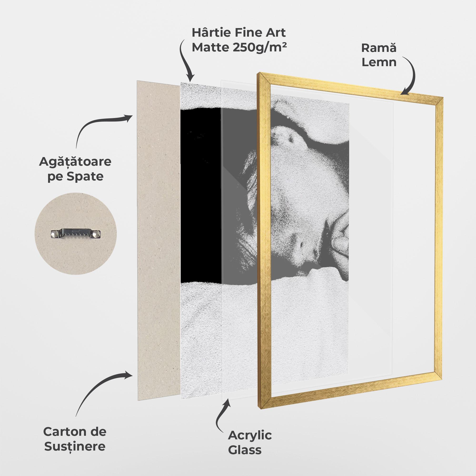 Poster Înrămat Eye Contact mockup 1