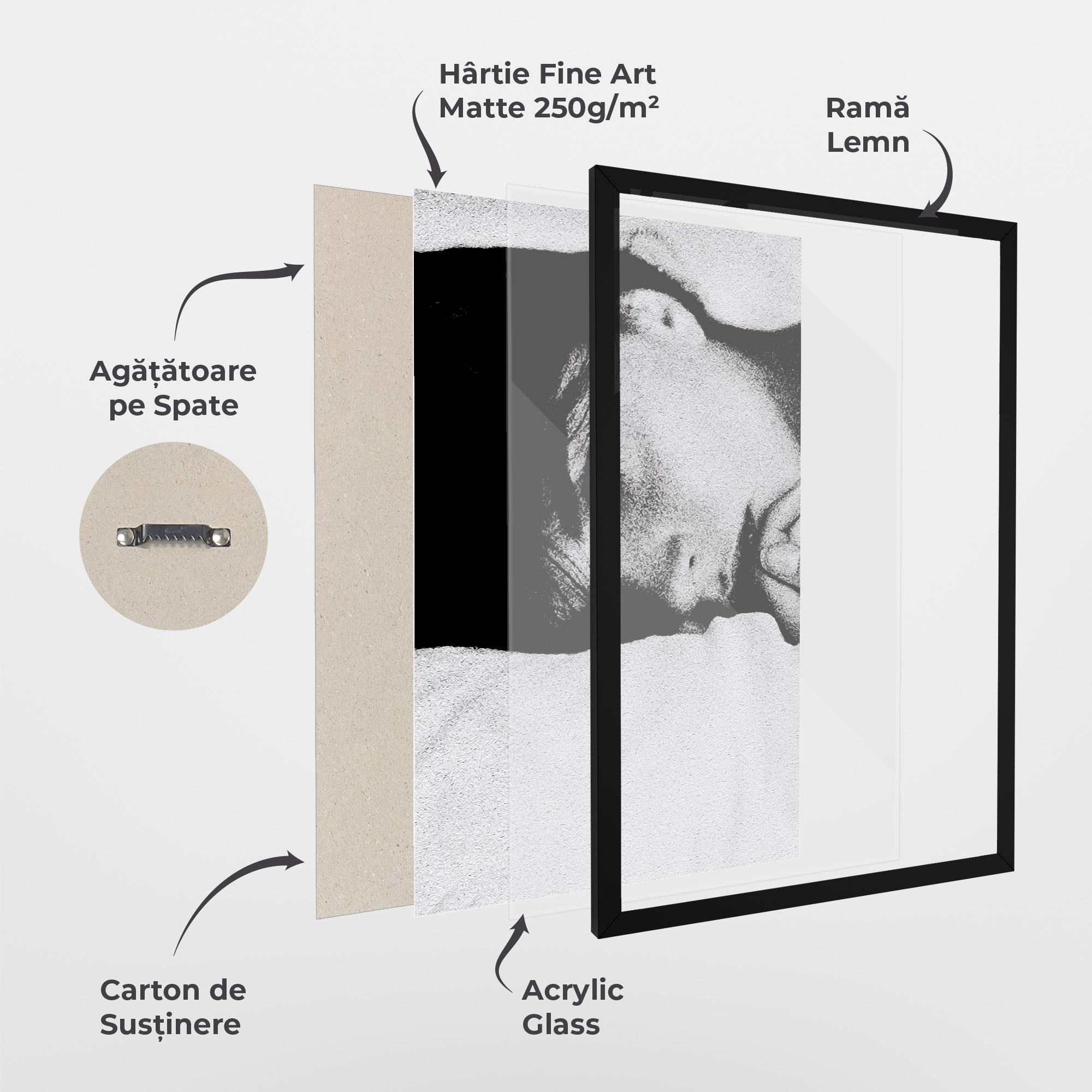 Poster Înrămat Eye Contact mockup 1