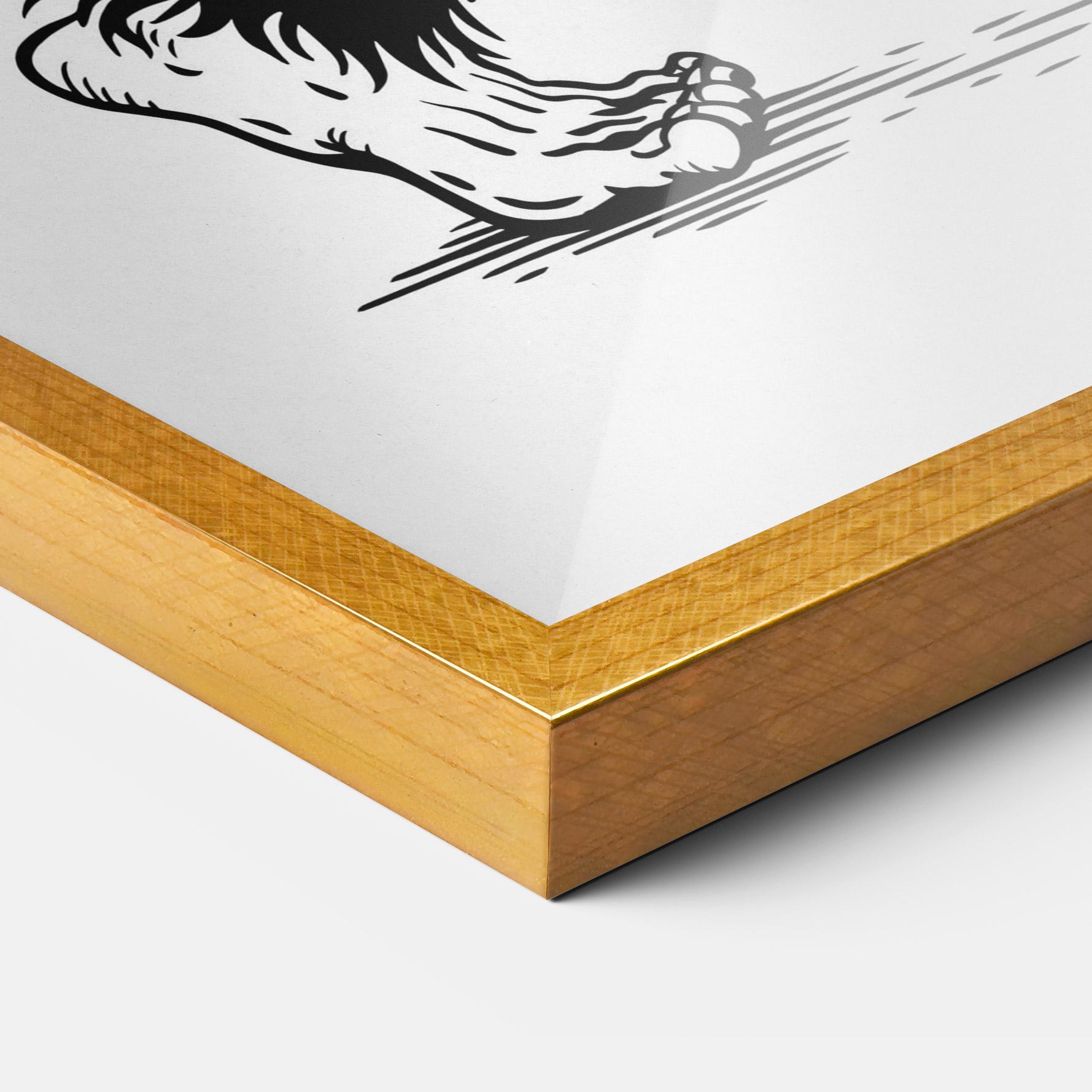 Poster Înrămat Yeti mockup 3