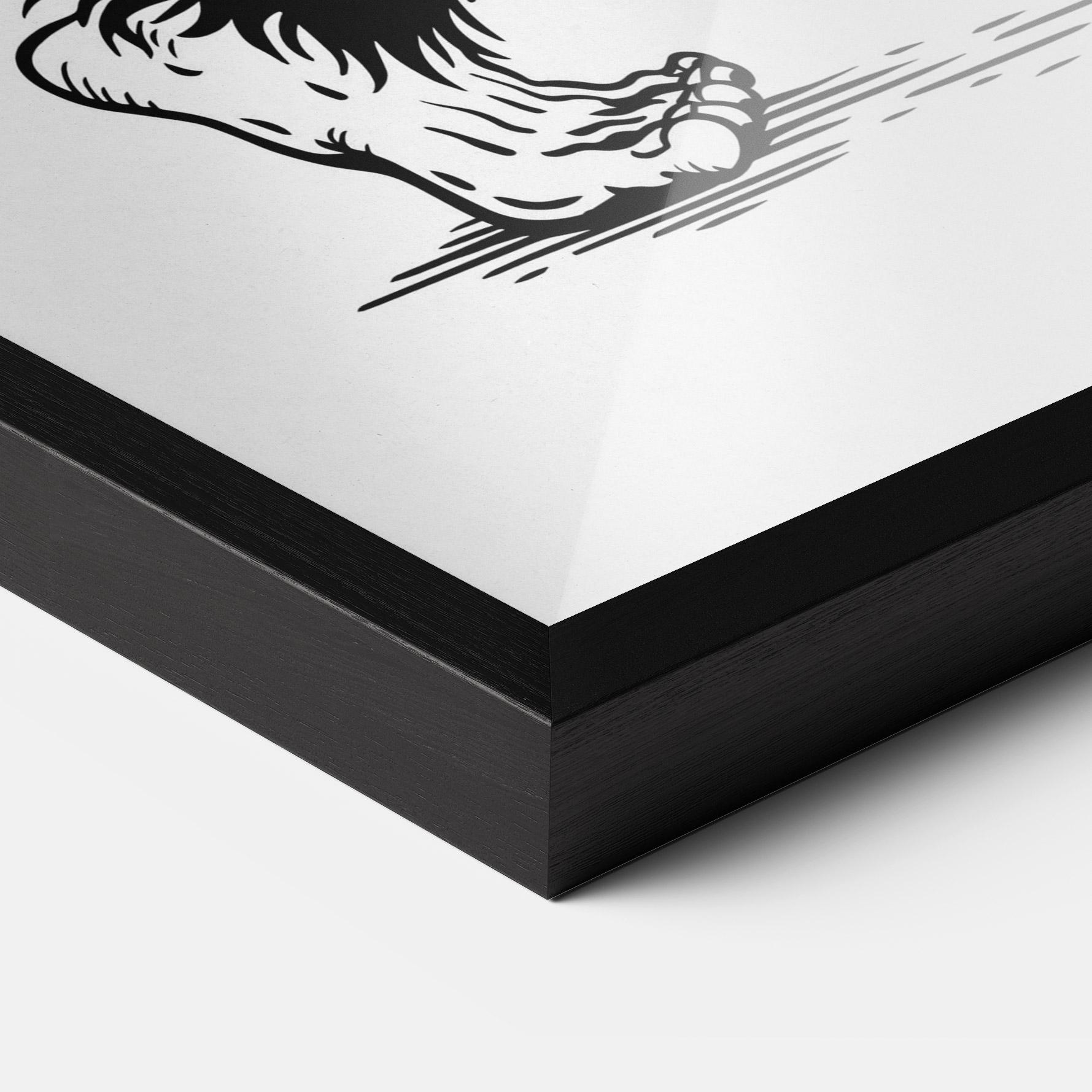 Poster Înrămat Yeti mockup 3