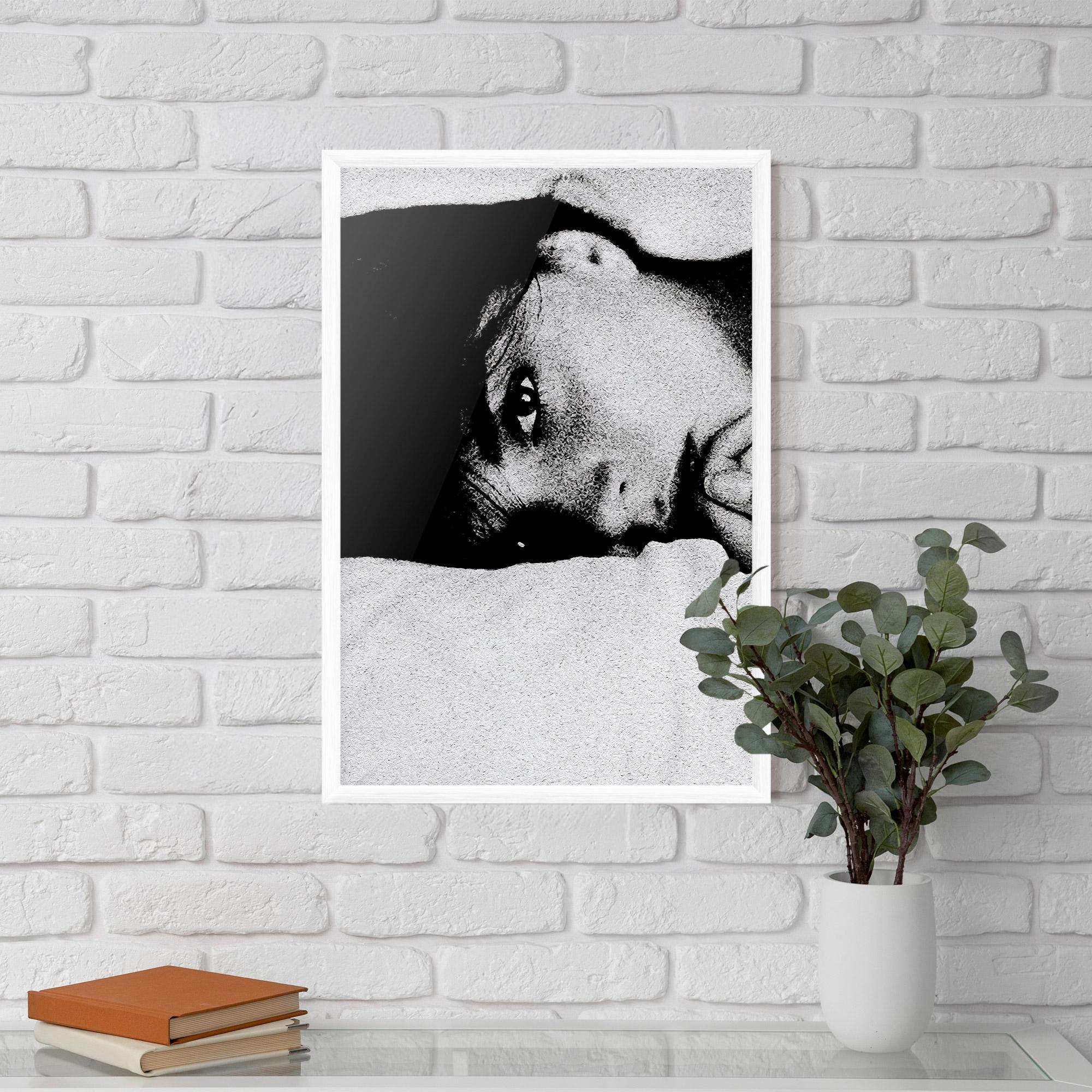 Poster Înrămat Eye Contact mockup 5