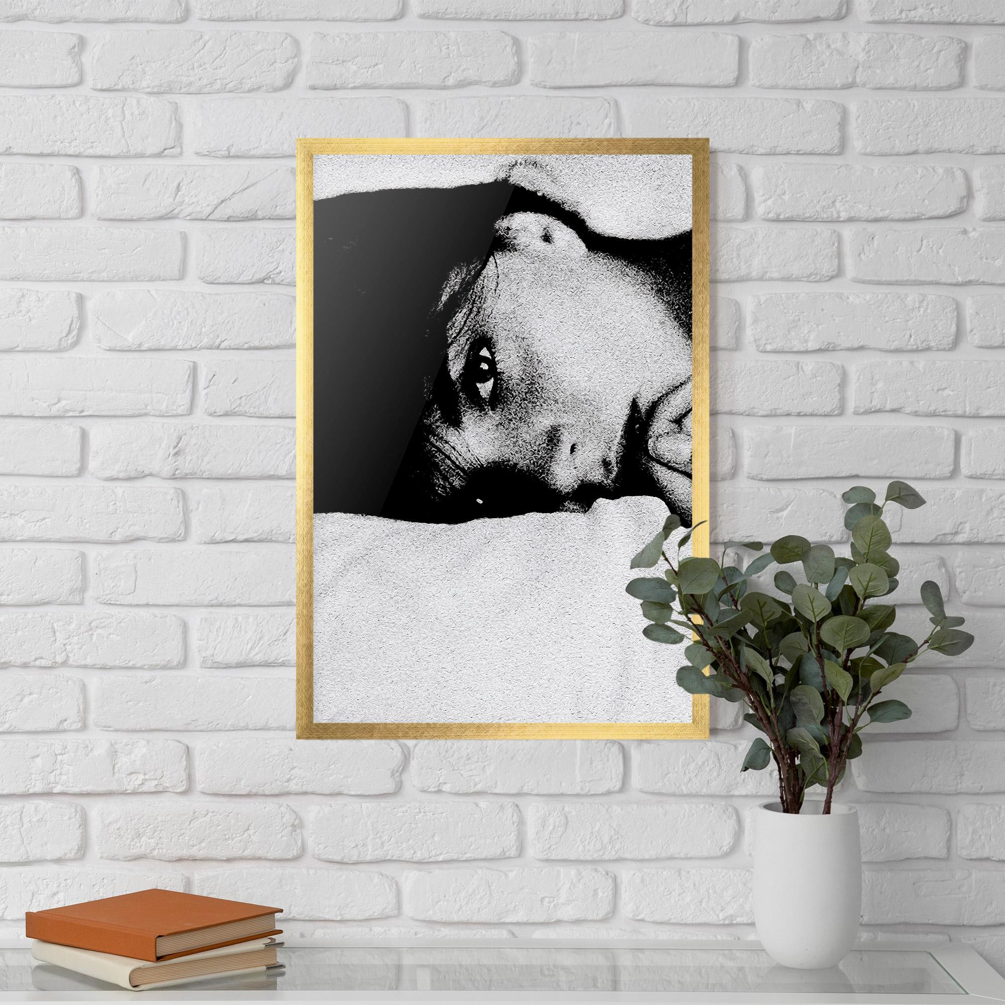 Poster Înrămat Eye Contact mockup 5