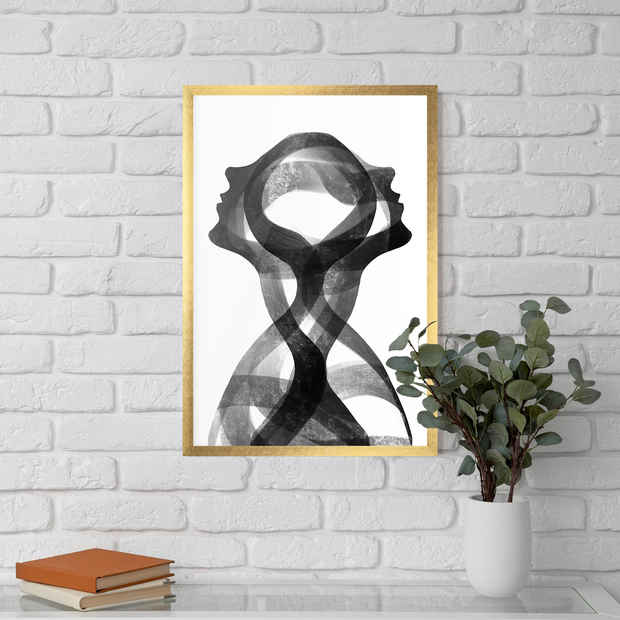 Poster Înrămat Human Conection mockup 5