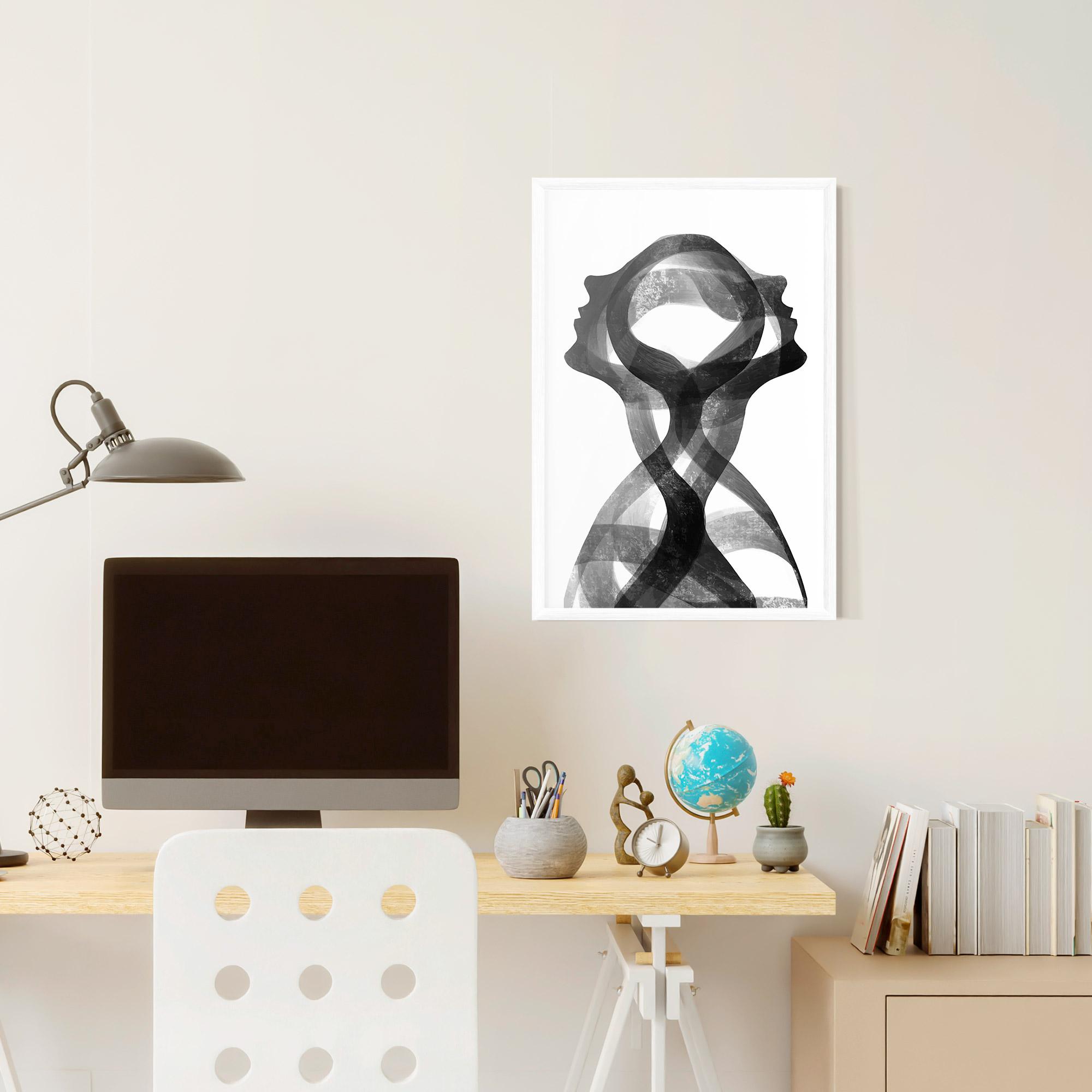 Poster Înrămat Human Conection mockup 6