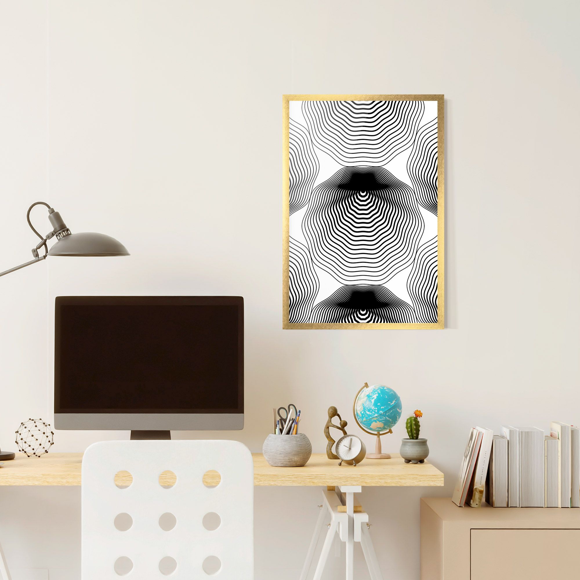 Black Line Art mockup 6